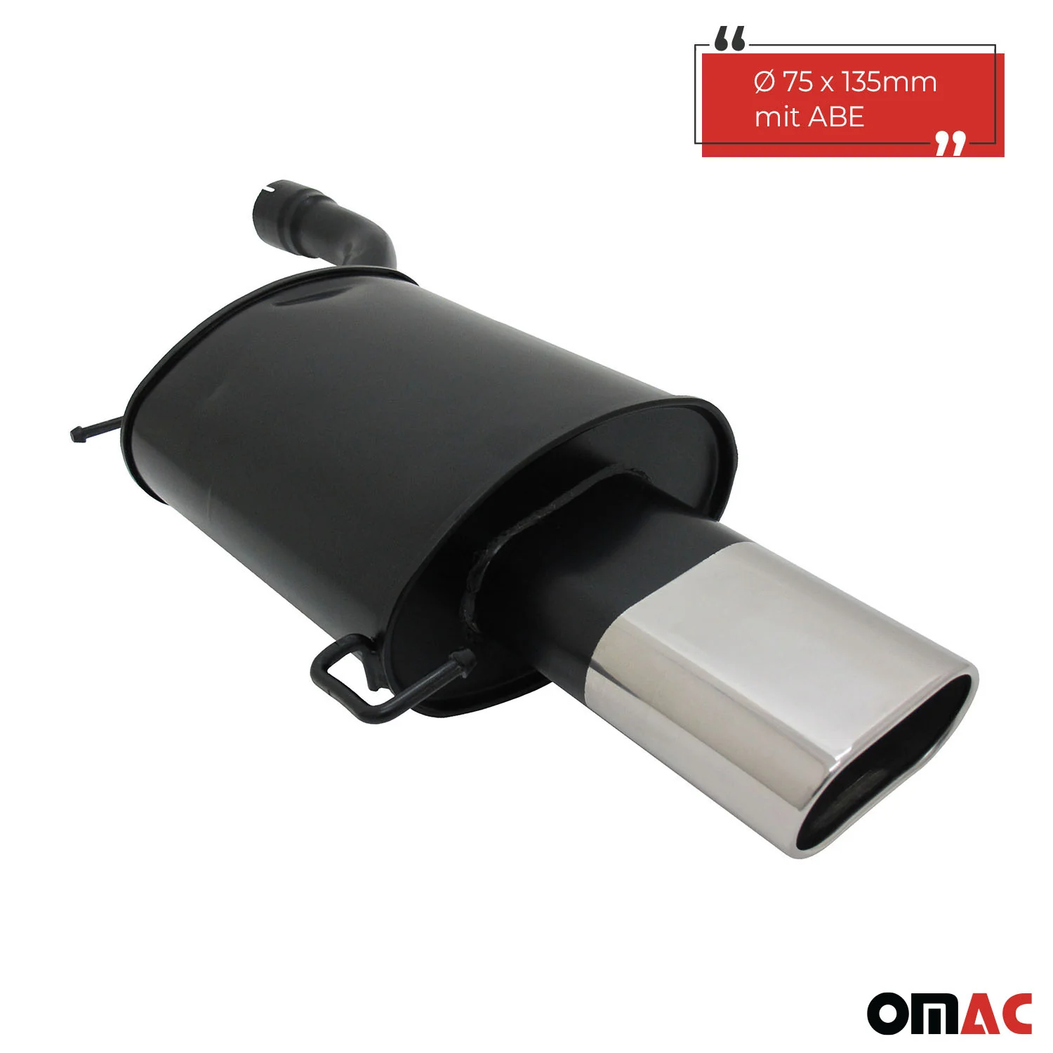 Novus Sportauspuff für BMW E60 Limo 135x75mm Endschalldämpfer mit ABE - Image 2
