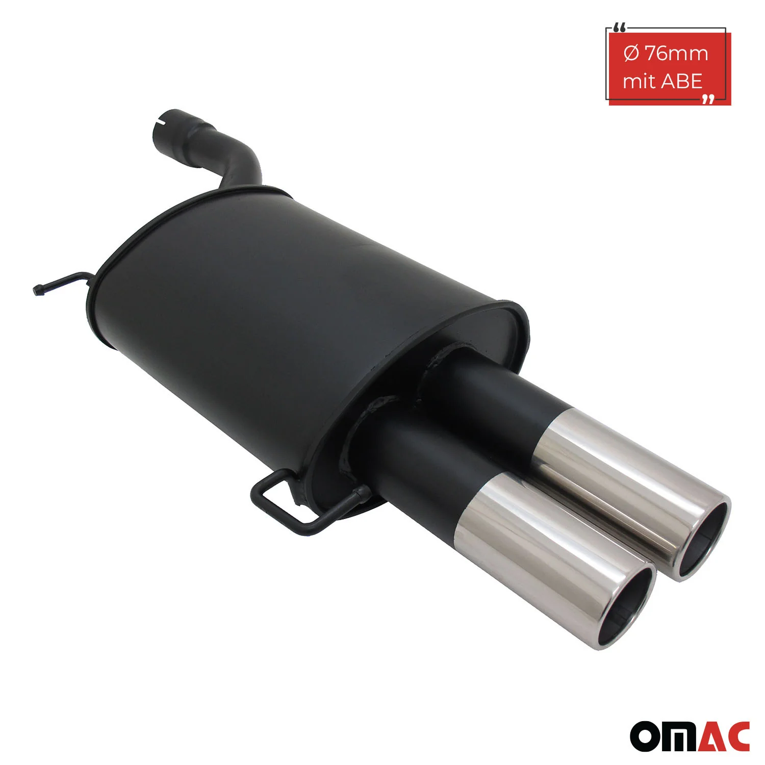 Novus Sportauspuff für BMW E60 Limo 2x76mm Endschalldämpfer mit ABE - Image 2