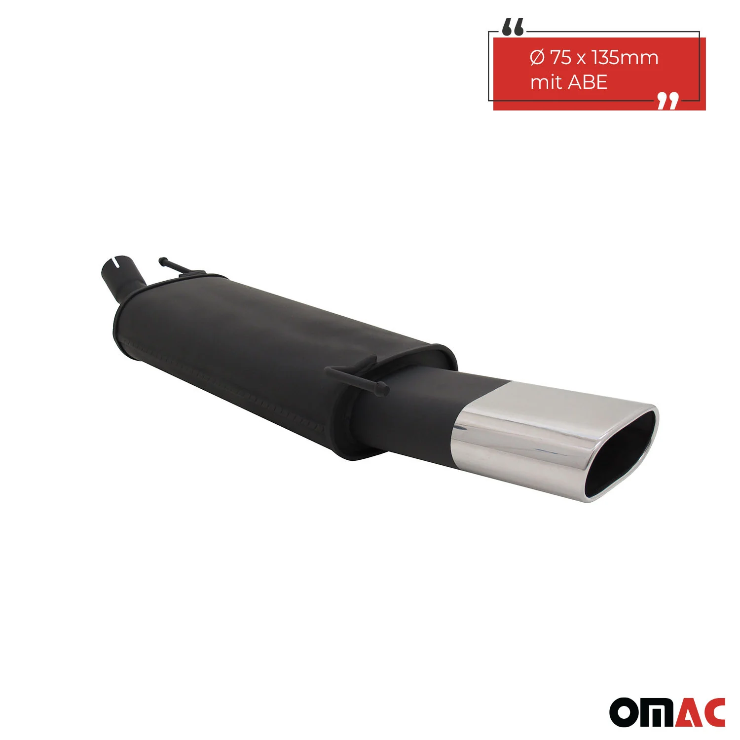 Novus Sportauspuff für BMW E61 Touring 135x75mm Endschalldämpfer mit ABE - Image 2
