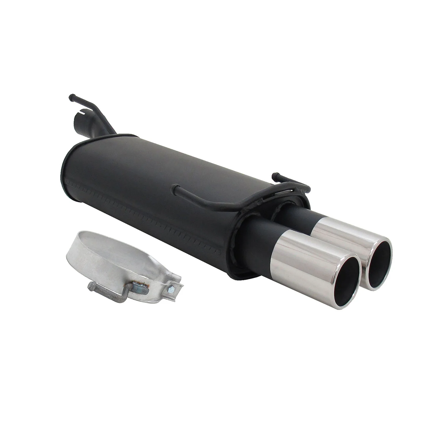 Novus Sportauspuff für Opel Astra F / Opel Kadett E 2x76 Endschalldämpfer ABE
