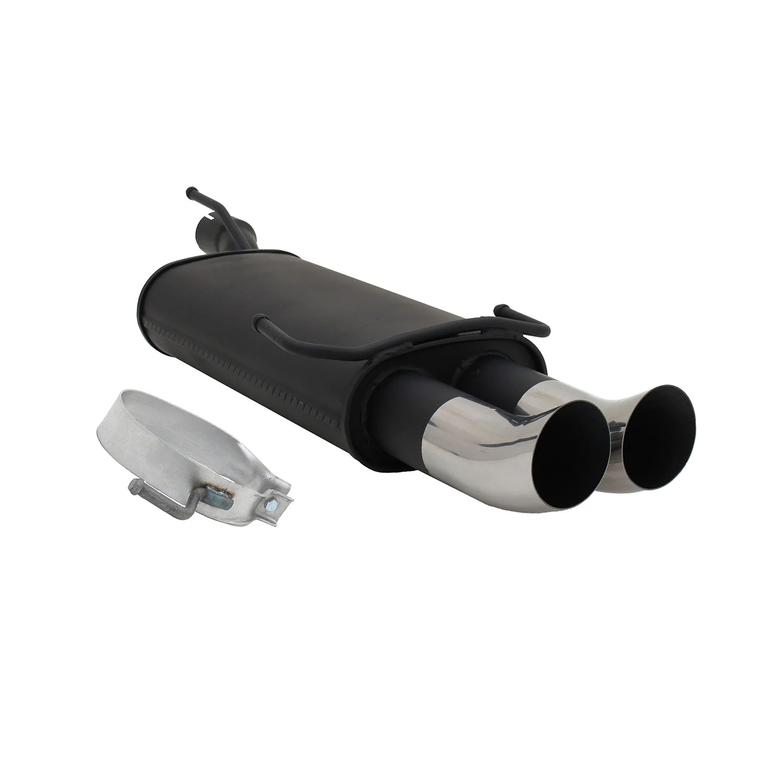Novus Sportauspuff für Opel Astra F / Opel Kadett E 2x76mm DTM  mit ABE
