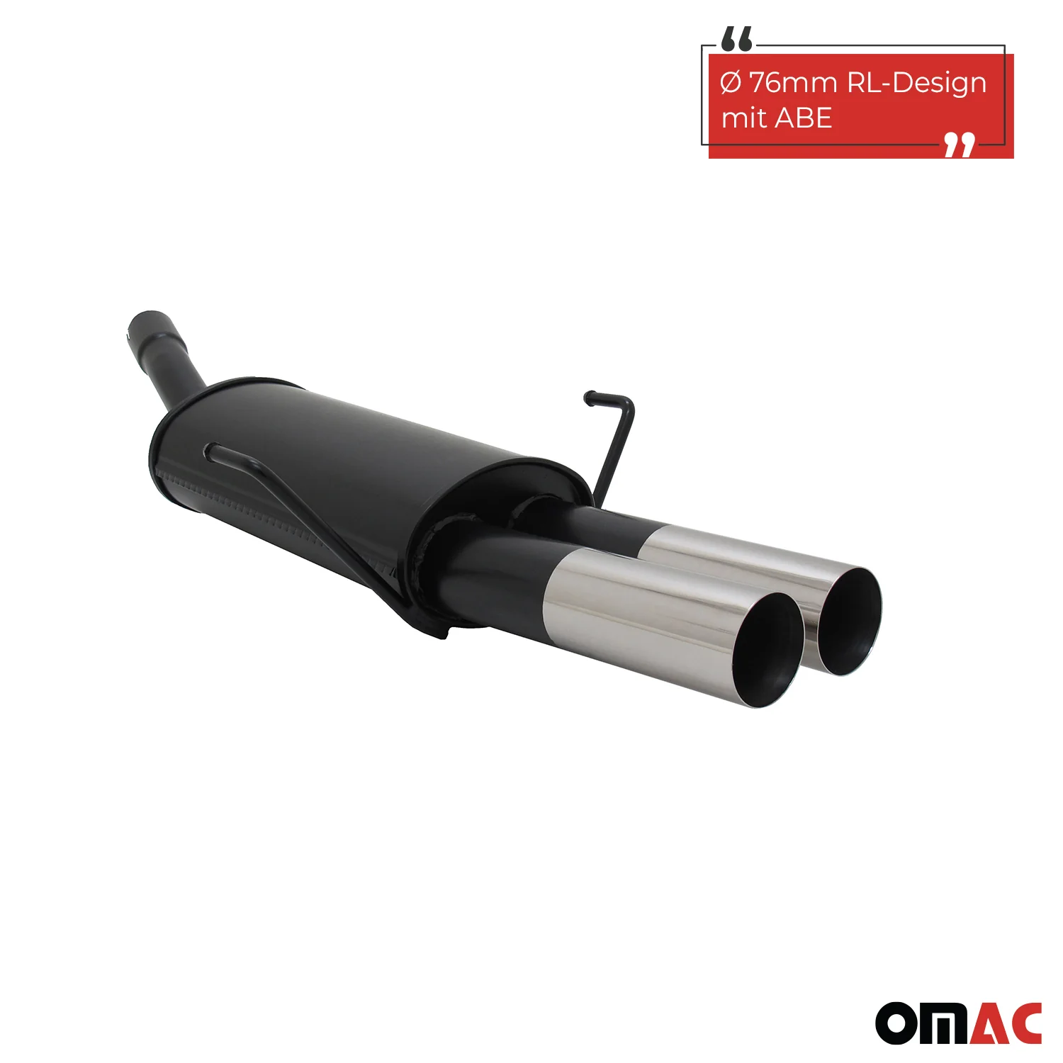 Novus Sportauspuff für Opel Astra H Caravan 2x76mm RL-Design mit ABE - Image 2