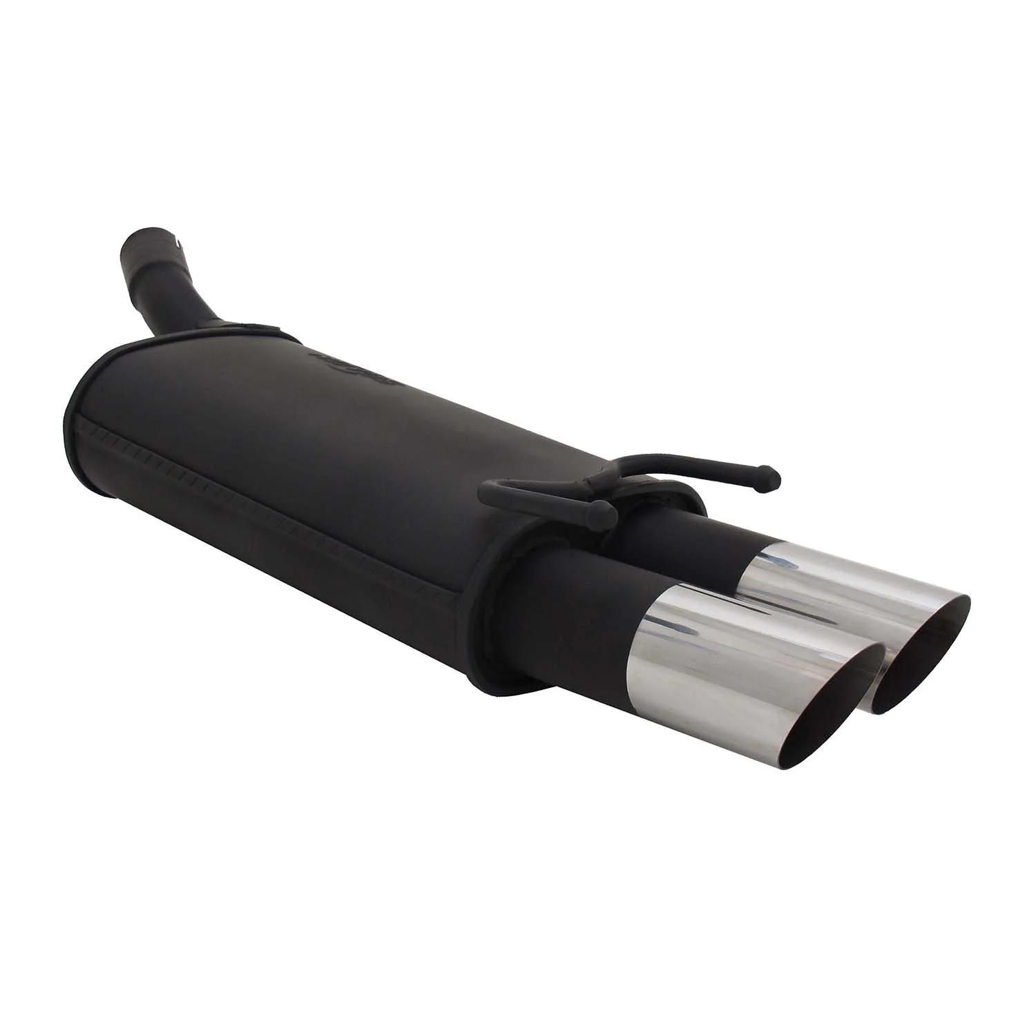 Novus Sportauspuff für Opel Corsa B 2x76mm MS-Design Endschalldämpfer mit ABE