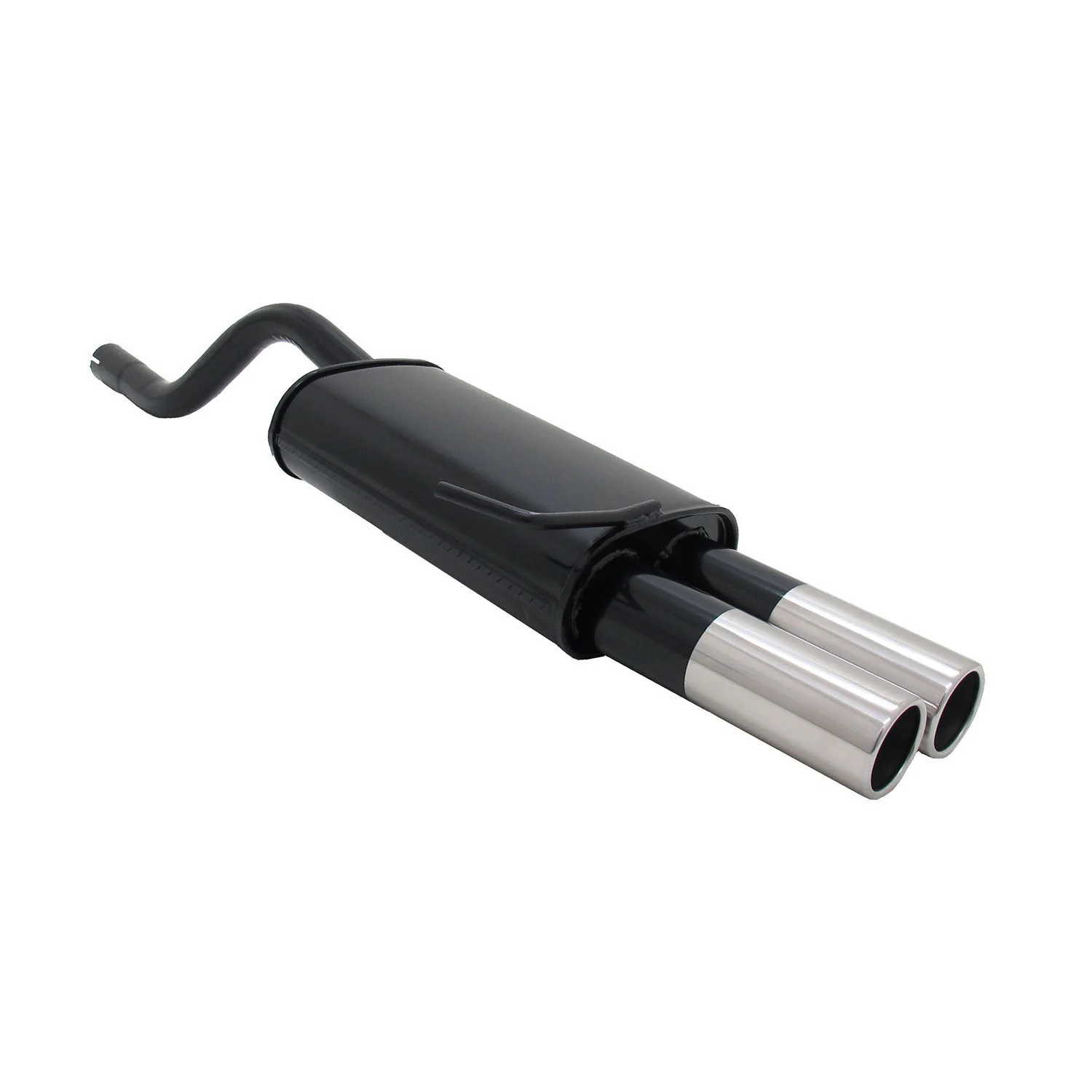 Novus Sportauspuff für Renault Clio 2 2x76mm Endschalldämpfer mit ABE