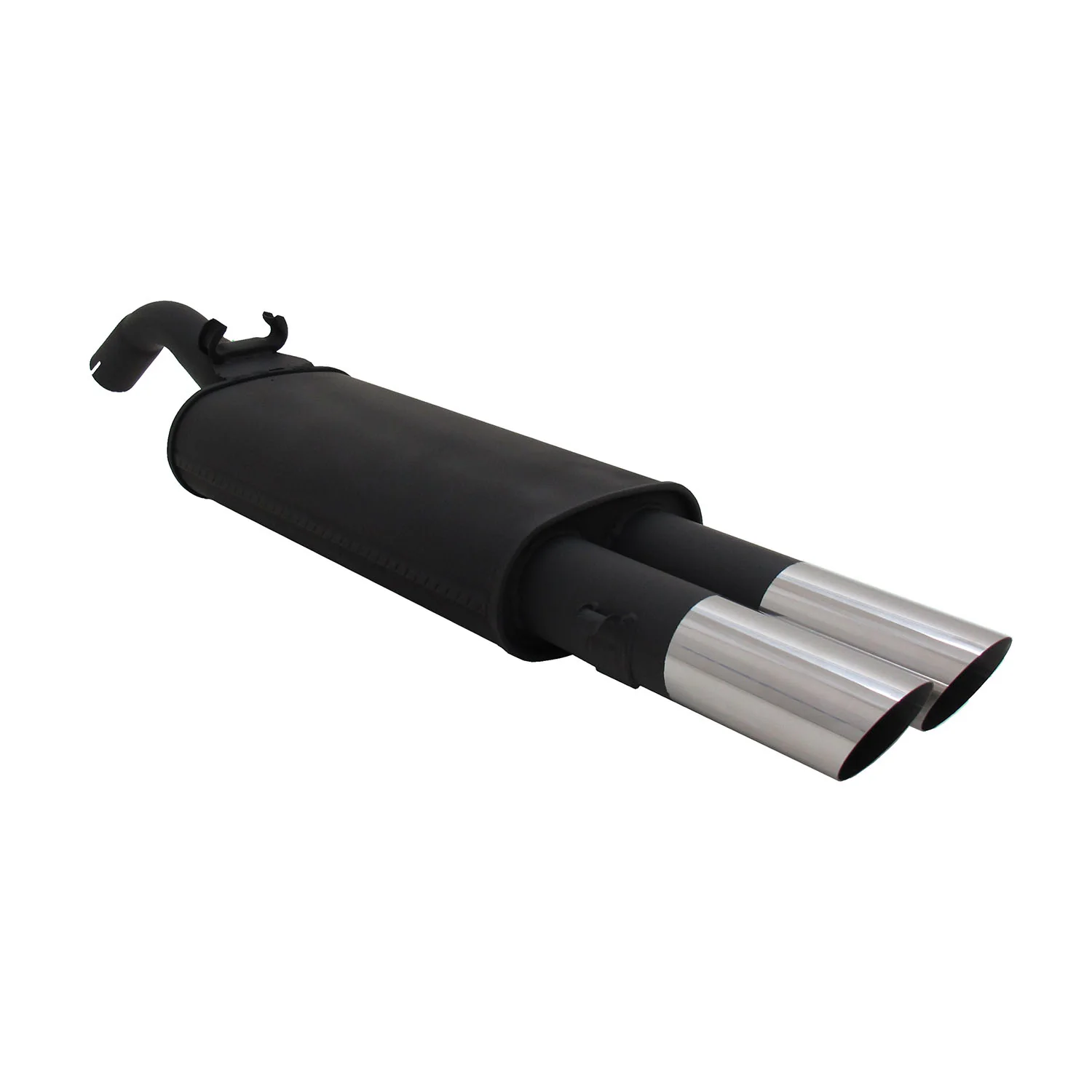 Novus Sportauspuff für VW Golf 2 19E 2x76mm MS-Design Endschalldämpfer mit ABE