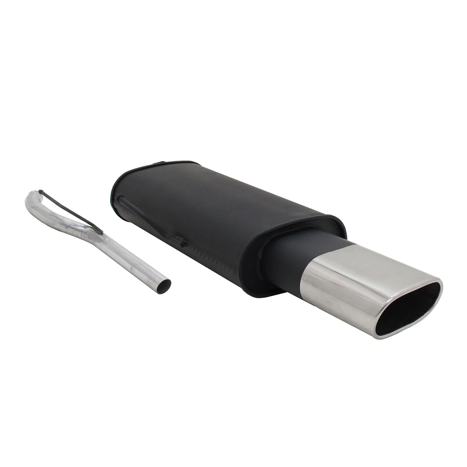 Novus Sportauspuff für VW Passat 35i 135x75mm Endschalldämpfer mit ABE