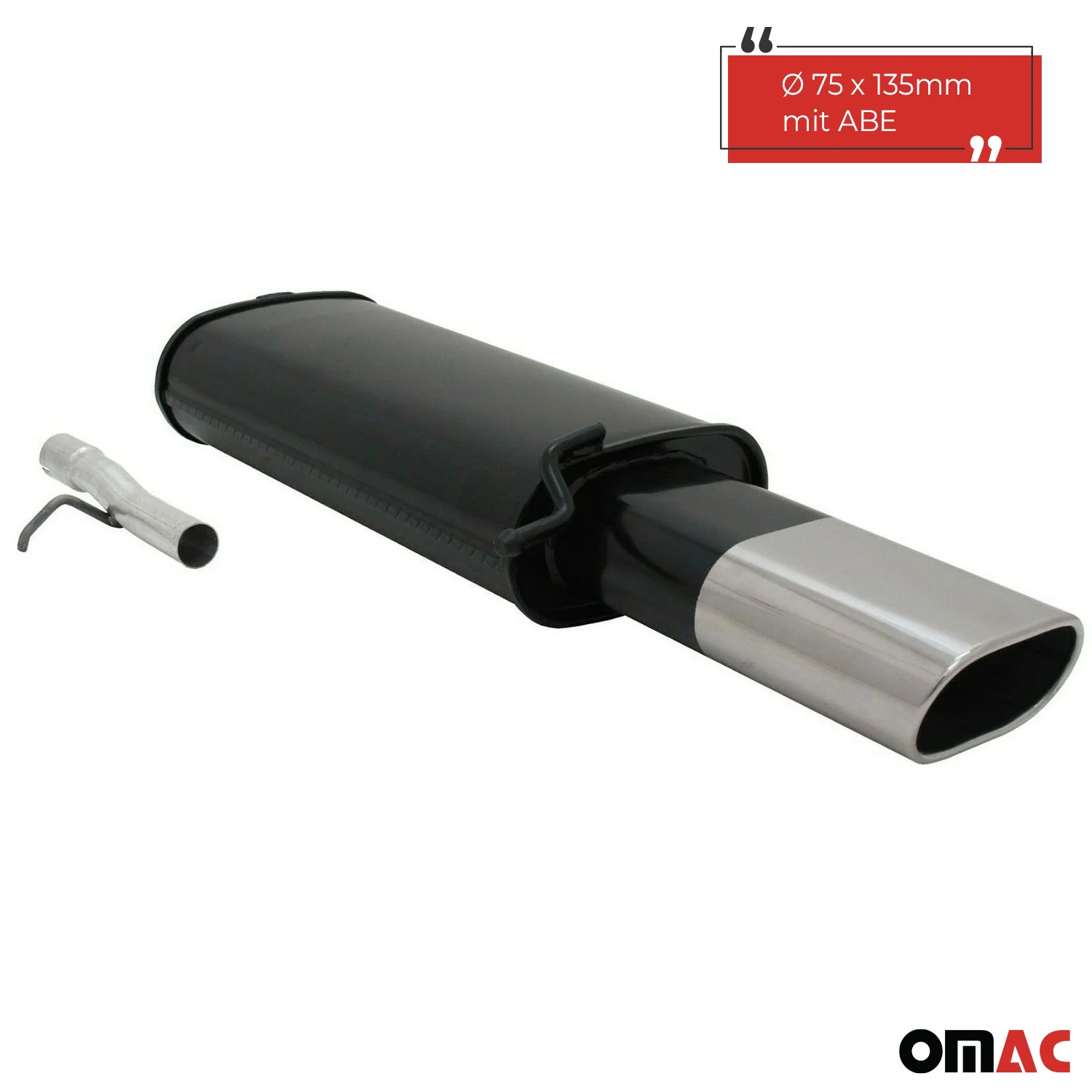 Novus Sportauspuff für VW Passat 3B / 3BG 135x75mm Endschalldämpfer mit ABE - Image 2