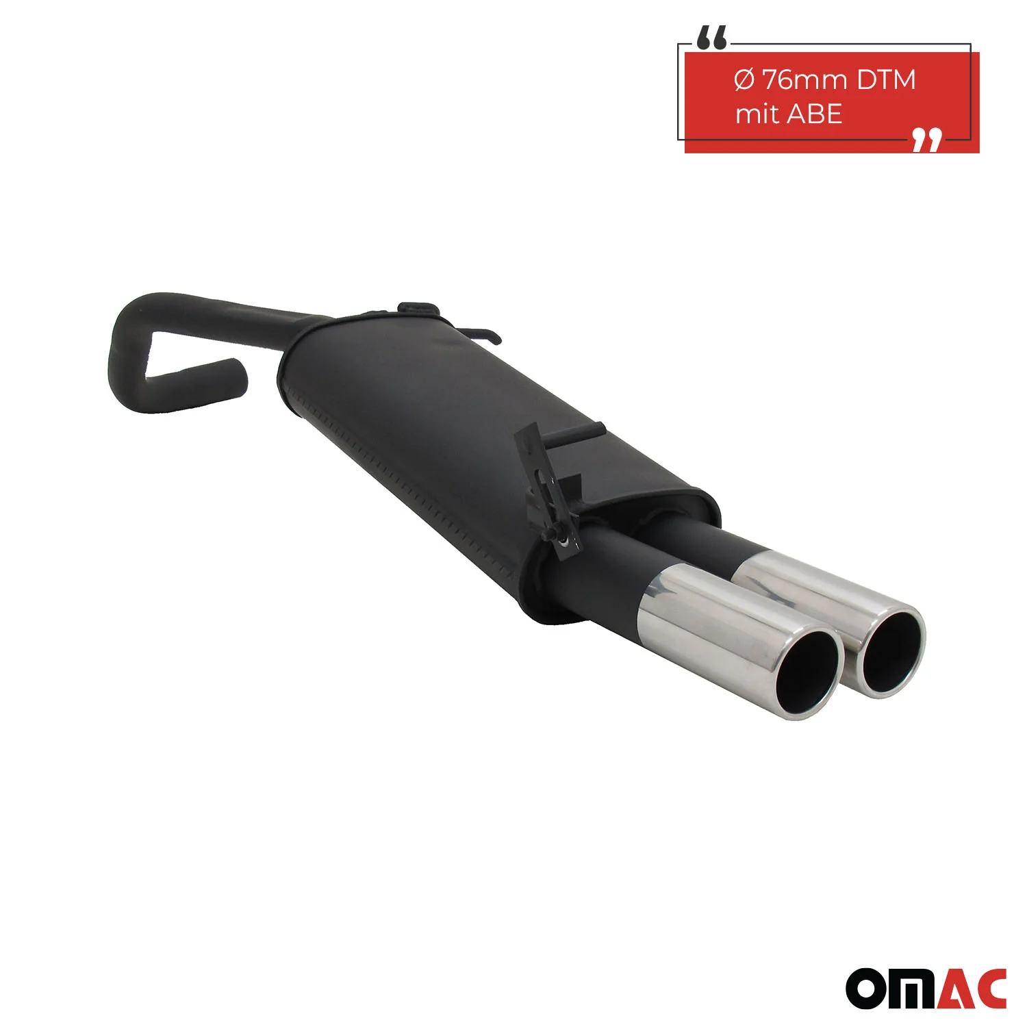 Novus Sportauspuff für VW Polo 9N / 9N3 2x76mm Endschalldämpfer mit ABE - Image 2
