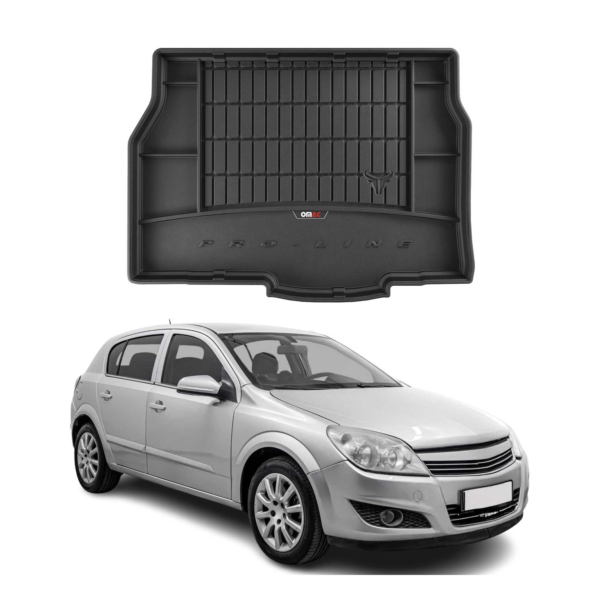 OMAC Gummi Kofferraumwanne für Opel Astra H GTC 2004-2014 TPE Laderaumwanne