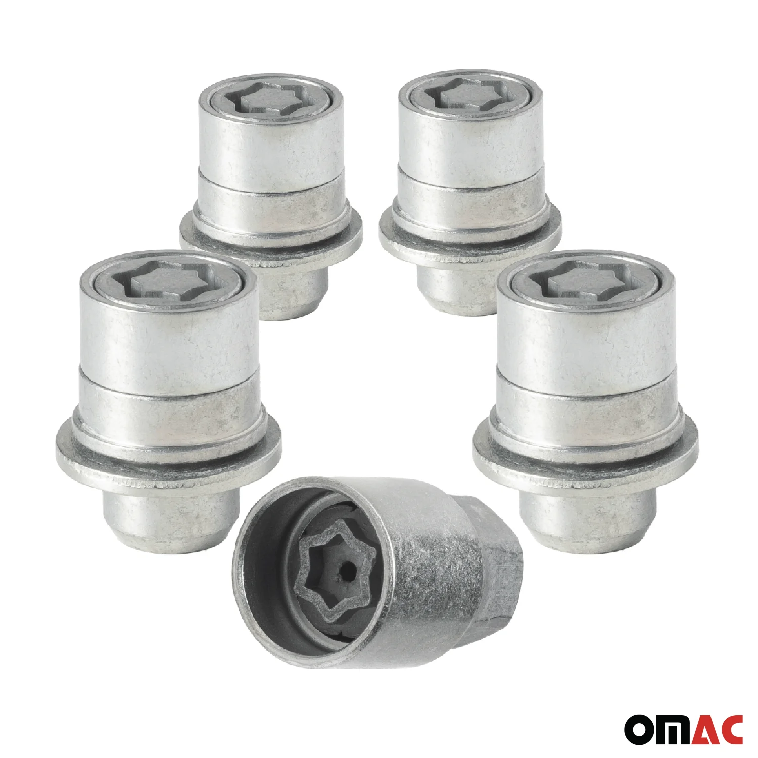 Radschloss Radschrauben Satz für Peugeot 4007 2008-2013 Silber 4x M12X1.5 - Image 9