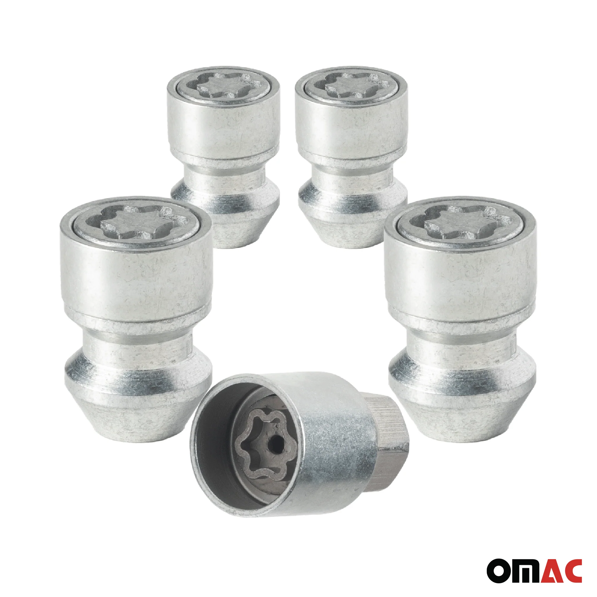 Radschloss Radschrauben Satz für Suzuki Alto bis 2009 Silber 4tlg M12X1.25 - Image 9