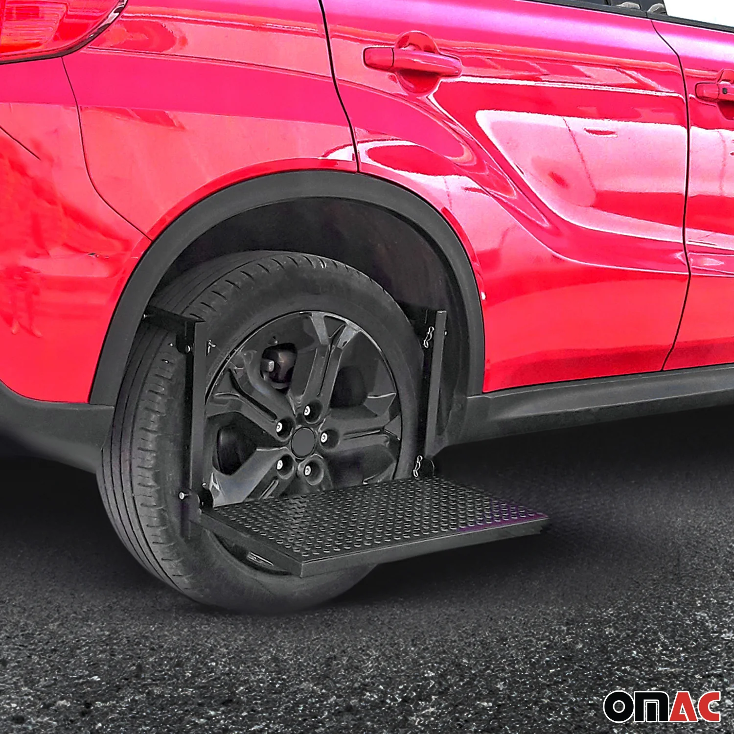 Radtritt Trittstufe Rad Stufe für VW Multivan T7 Klappbar Faltbar 55cm Stahl - Image 2