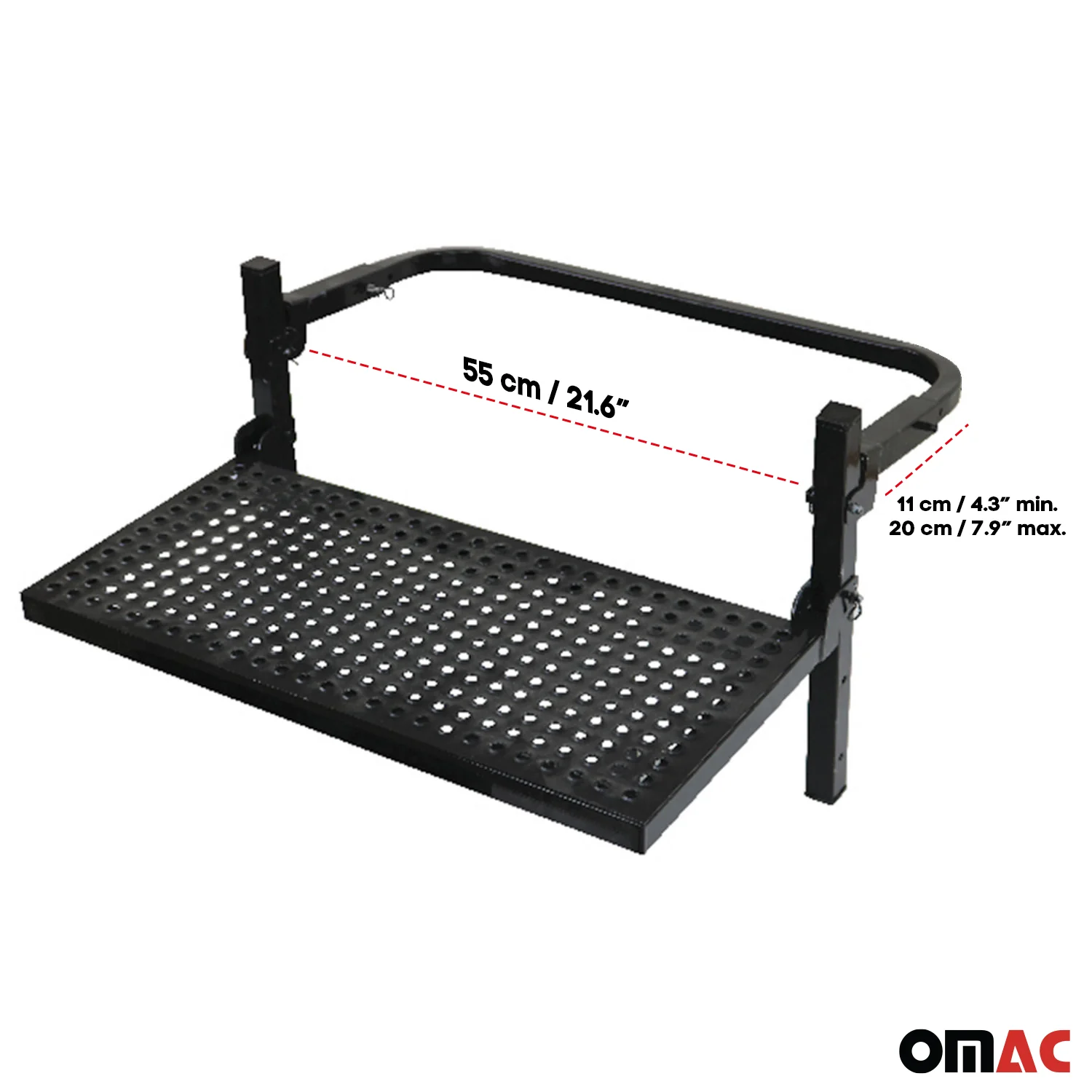 Radtritt Trittstufe Rad Stufe für VW Golf 2019-2026 Klappbar Faltbar 55cm Stahl - Image 4
