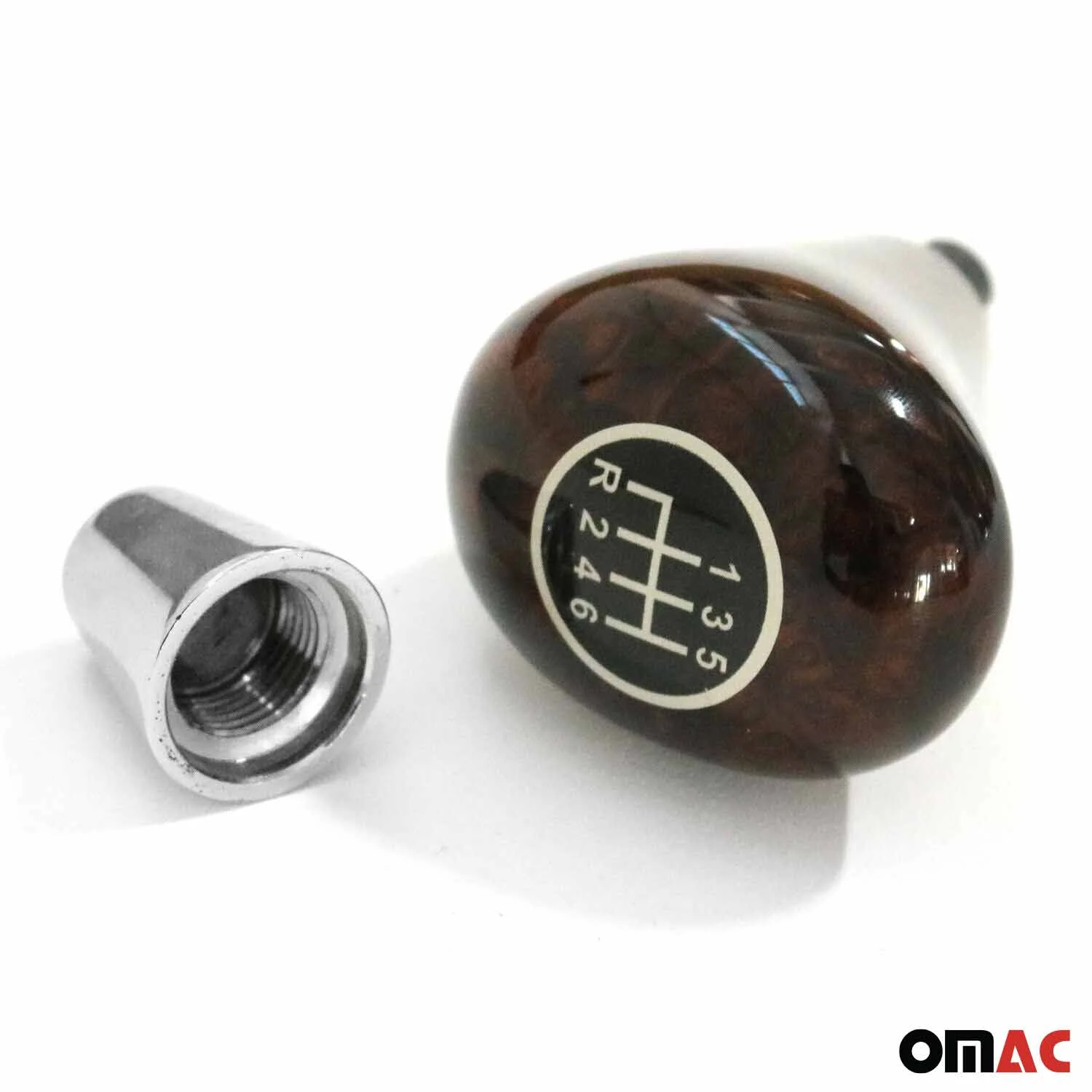 Schaltknauf für Mercedes W202 C208 C209 W210 W211 W220 R170 Walnuss 6 Gang - Image 8