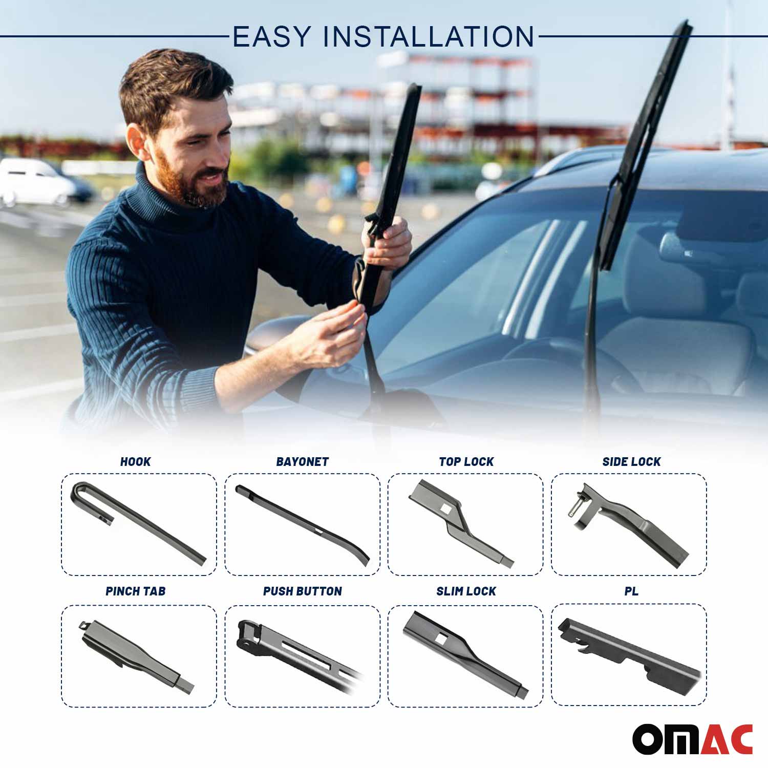 Scheibenwischer Vorne für Hyundai Accent 2012-2022 - Image 5