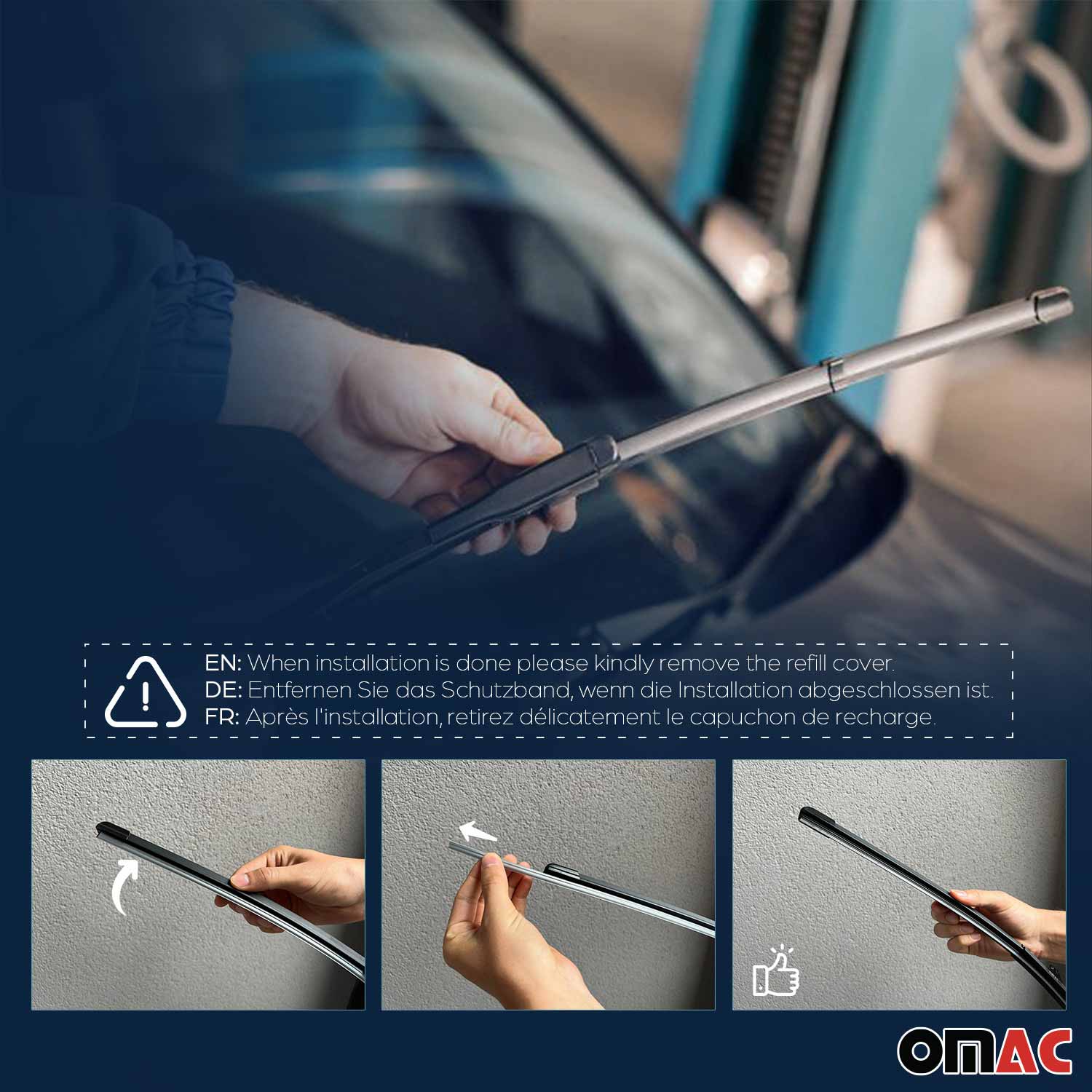 Scheibenwischer Vorne + Hinten Set für Ford Kuga III 2019-2026 / Escape 2020-26 - Image 7