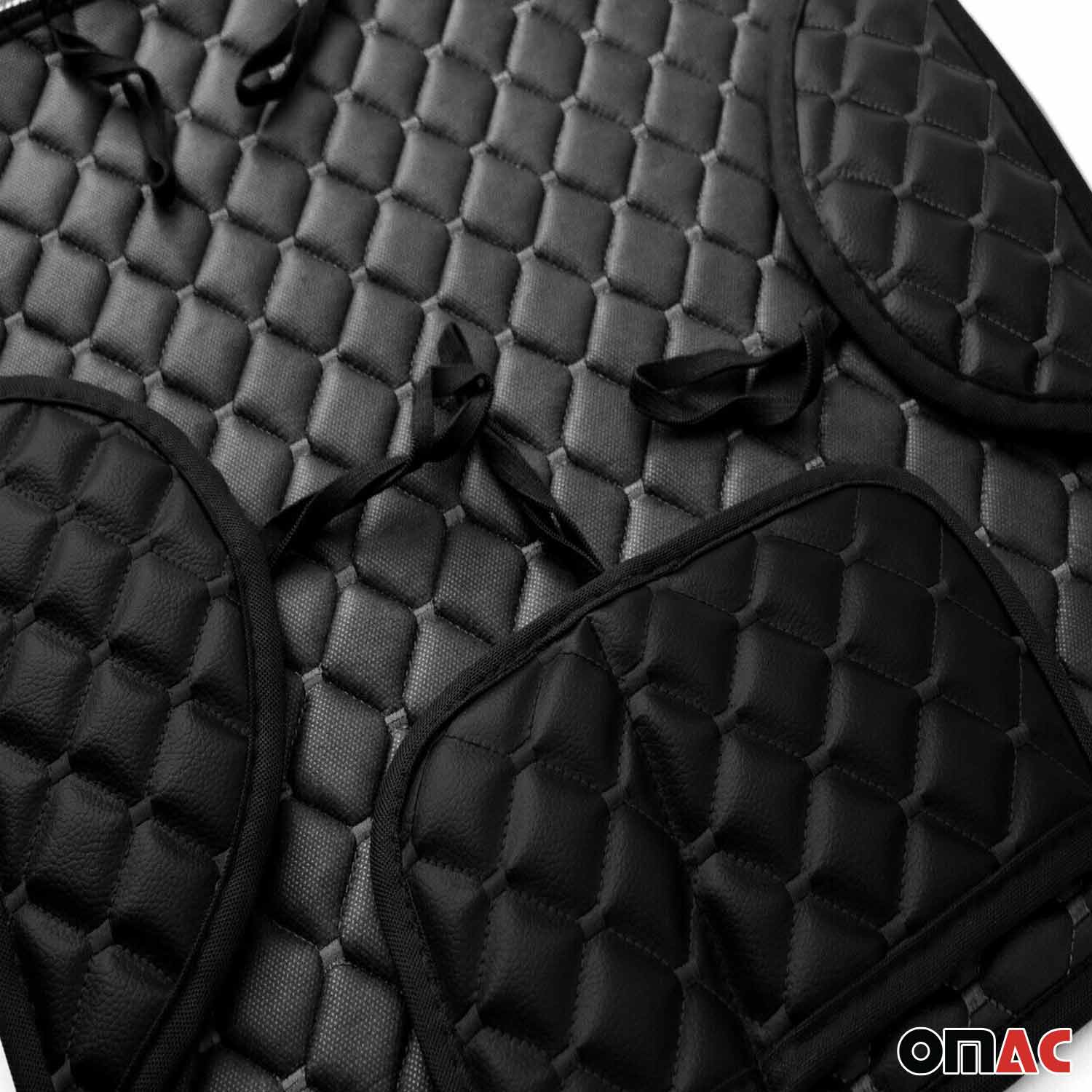 Schonbezug Sitzauflage Autositzschutz für VW Multivan T7 PU-Leder Schwarz 1tlg - Image 7