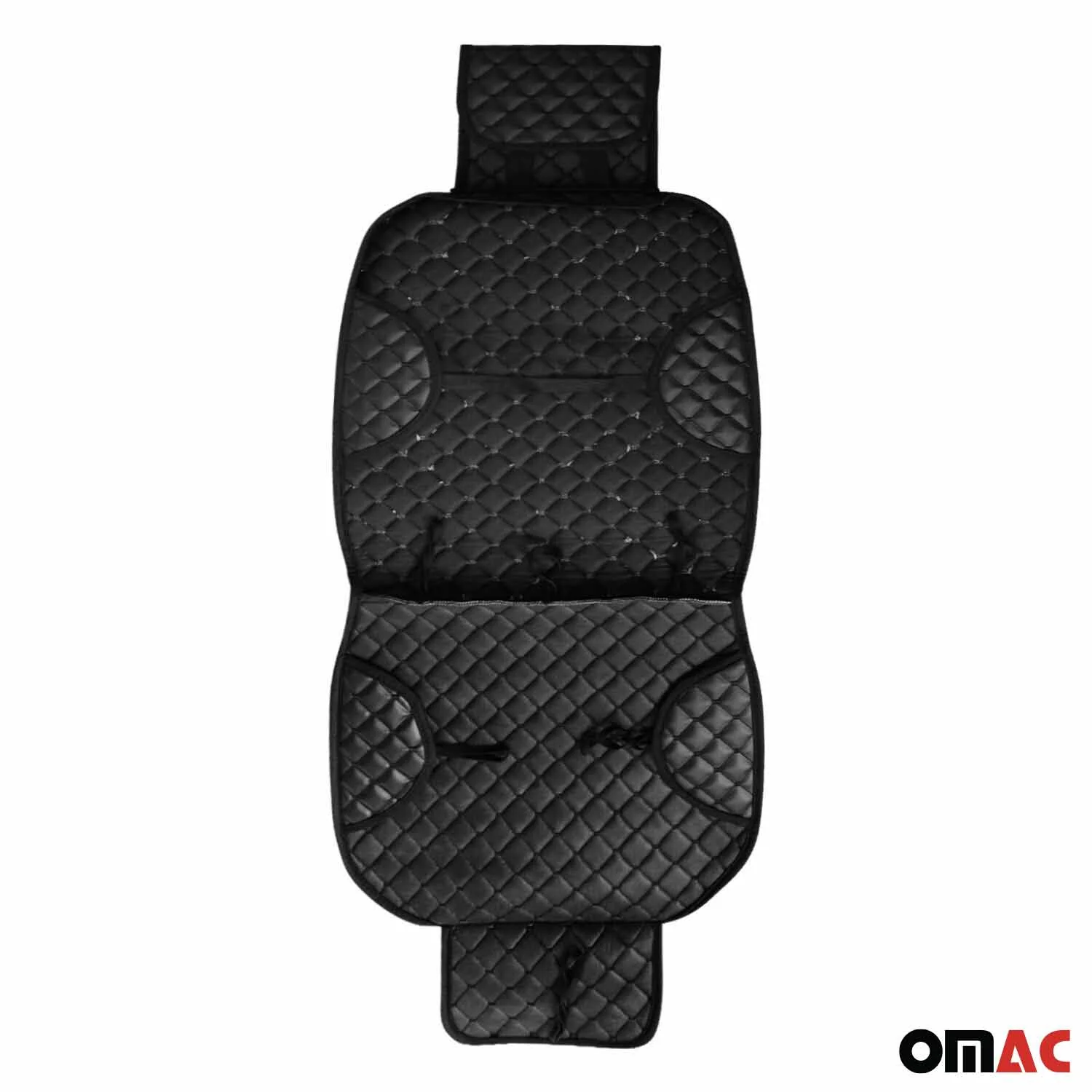 Schonbezug Sitzauflage Autositzschutz für VW Multivan T7 PU-Leder Schwarz 1tlg - Image 9