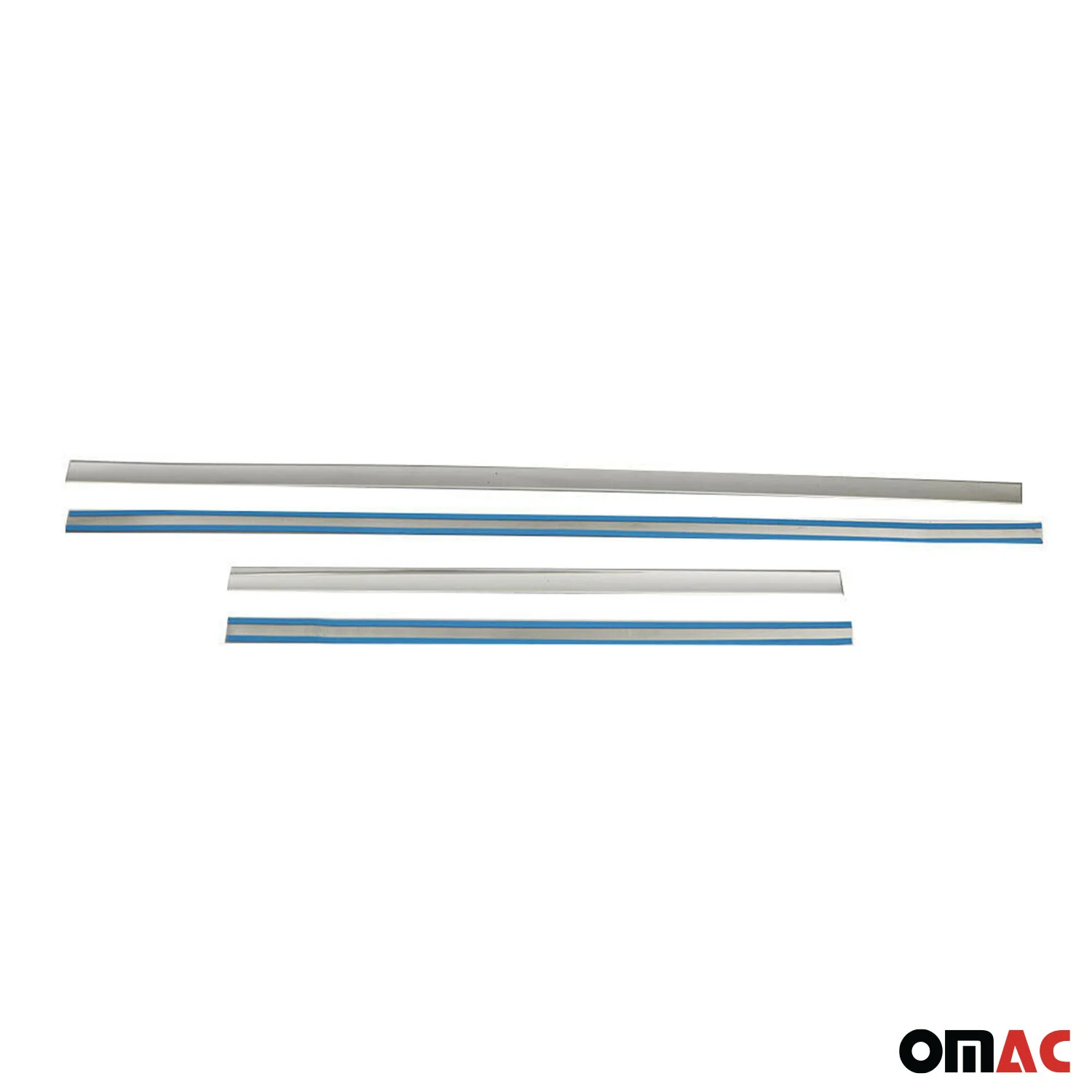 Türschutz Türleiste Seitentürleiste für Ford Ranger 2011-2015 Chrom Stahl 4x - Image 8
