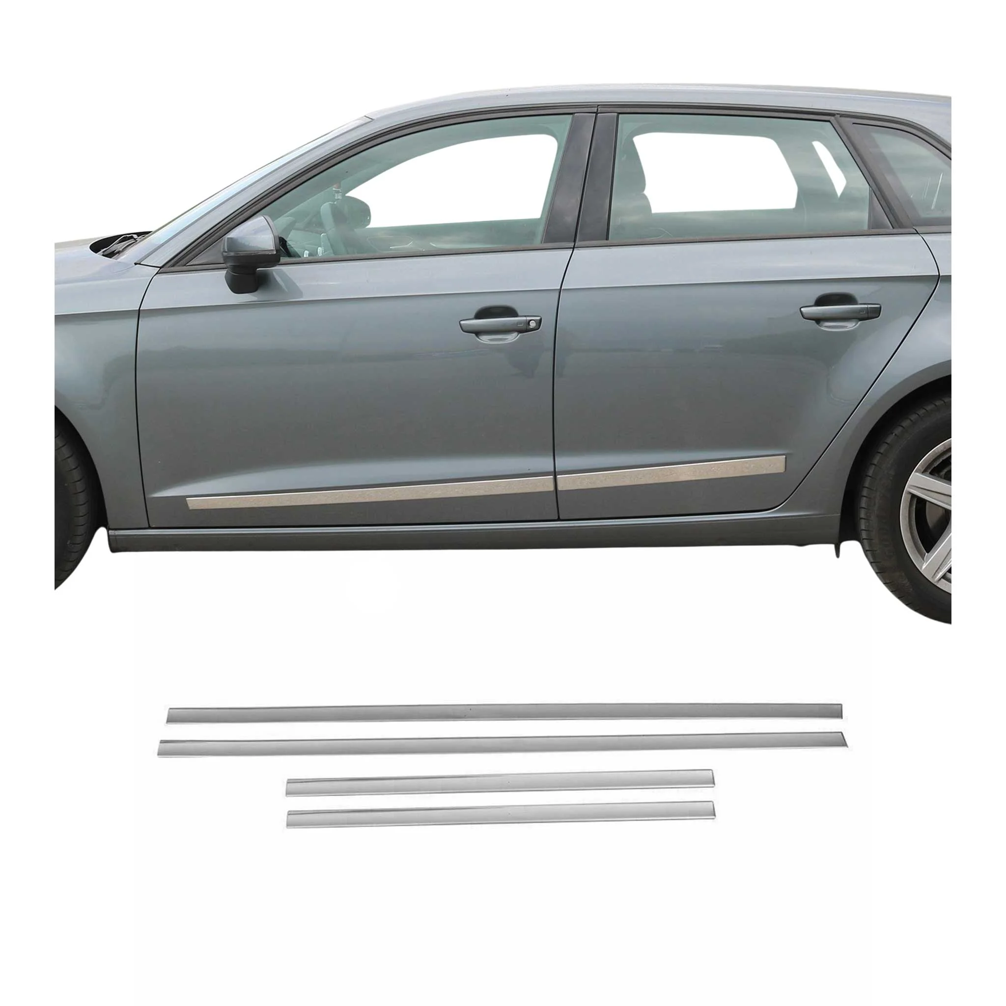 Türschutz Türleiste Seitentürleiste für VW Passat 2005-2026 Chrom Edelstahl 4x