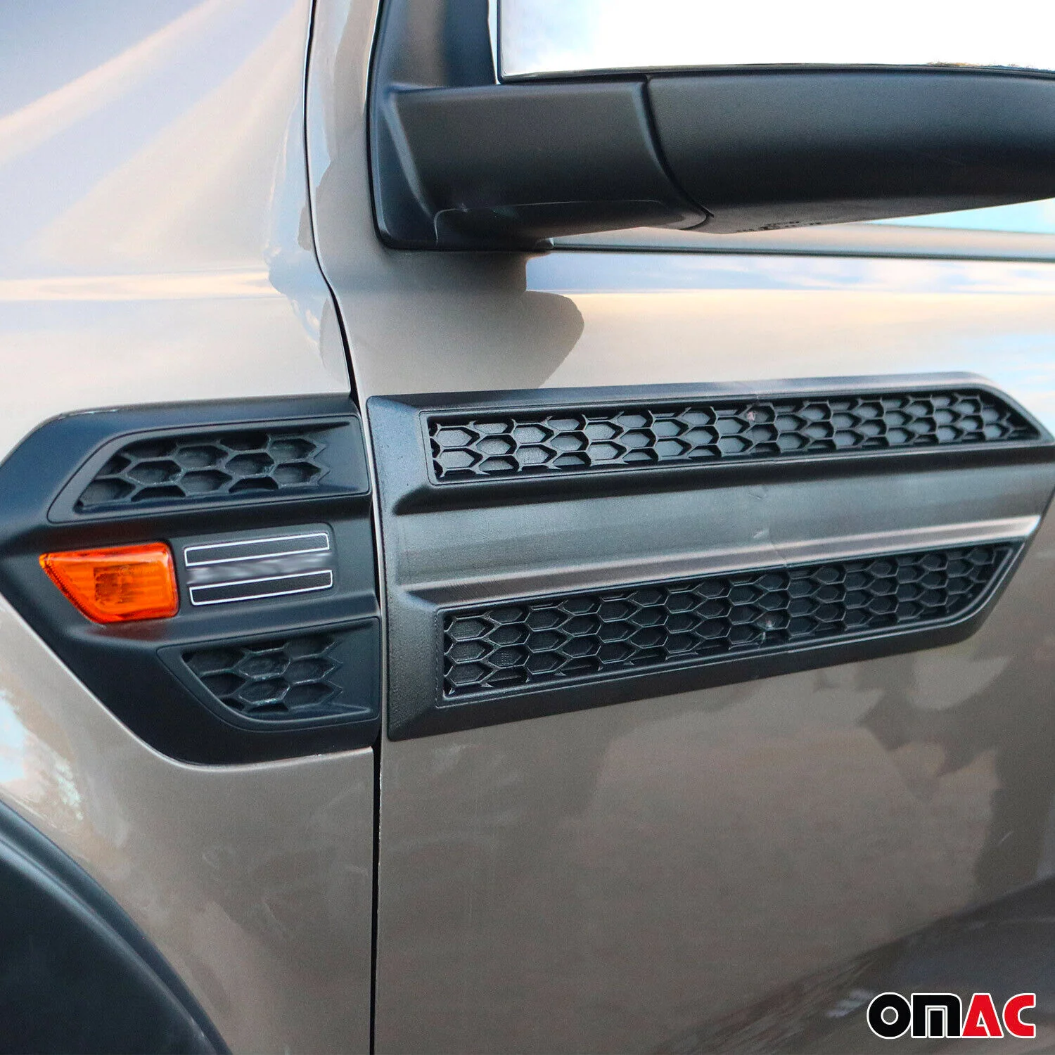 Seitentürleiste Türschutzleiste für Ford Ranger T6 P375 2015-2022 FL ABS Schwarz - Image 4
