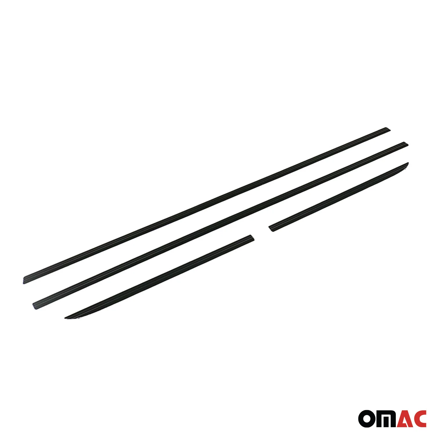 Seitentürleiste Türschutz für Mercedes C Klasse W204 2007-2015 Alu Schwarz 4x - Image 5
