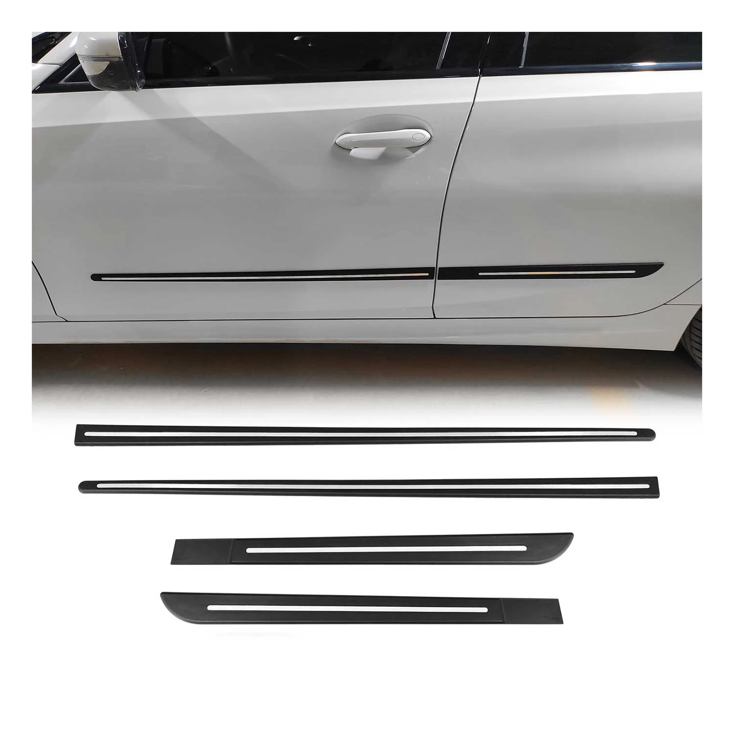 Seitentürleiste Türschutz Chrom für Opel Mokka/Mokka-e 20-26 Polypropylene 4 tlg