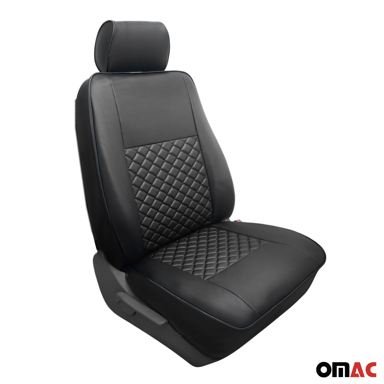 Sitzbezüge Schonbezüge für Ford Transit 2010-2013 Kunstleder Schwarz 1+2 - Image 7