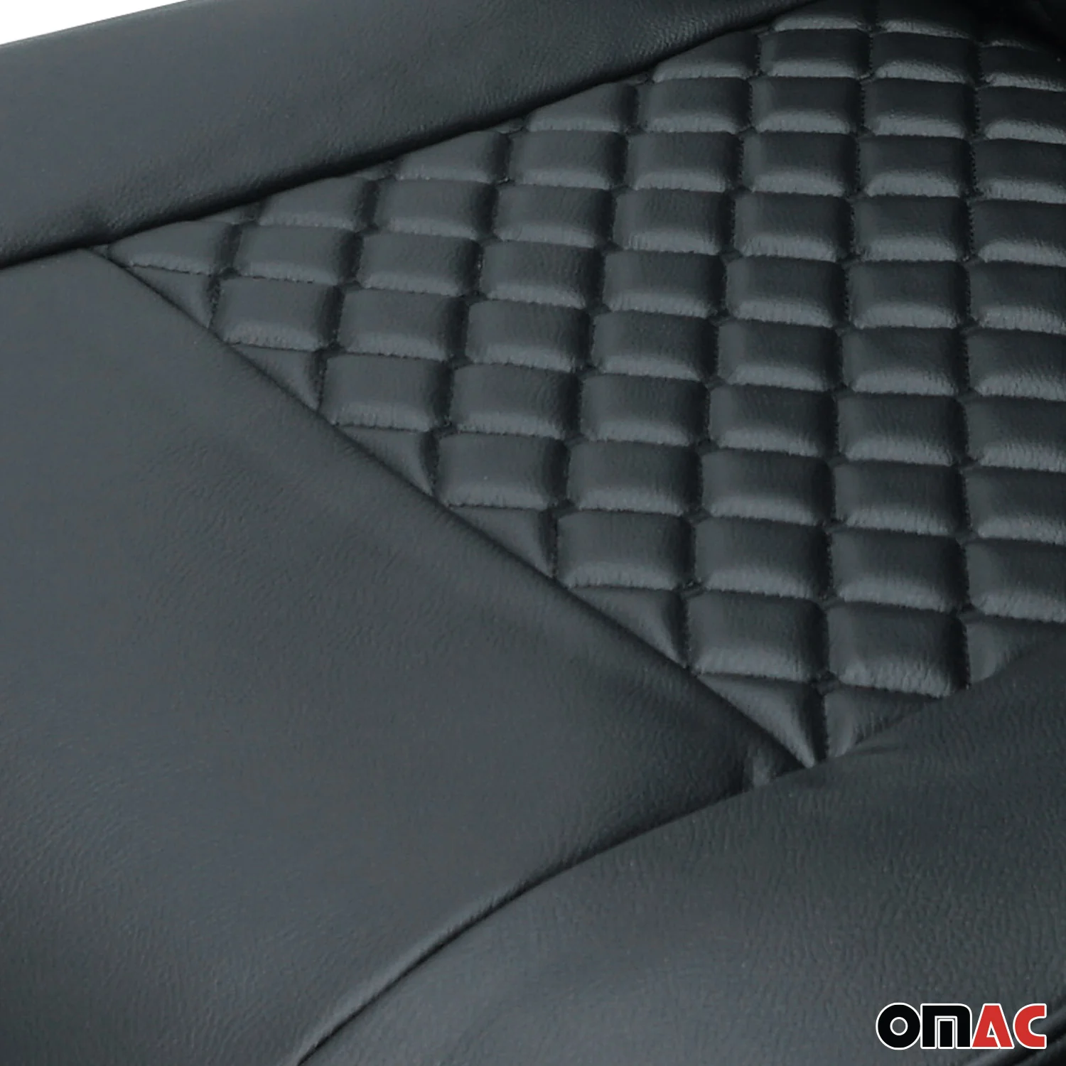 Sitzbezüge Schonbezüge für Ford Transit 2010-2013 Kunstleder Schwarz 2+1 - Image 9