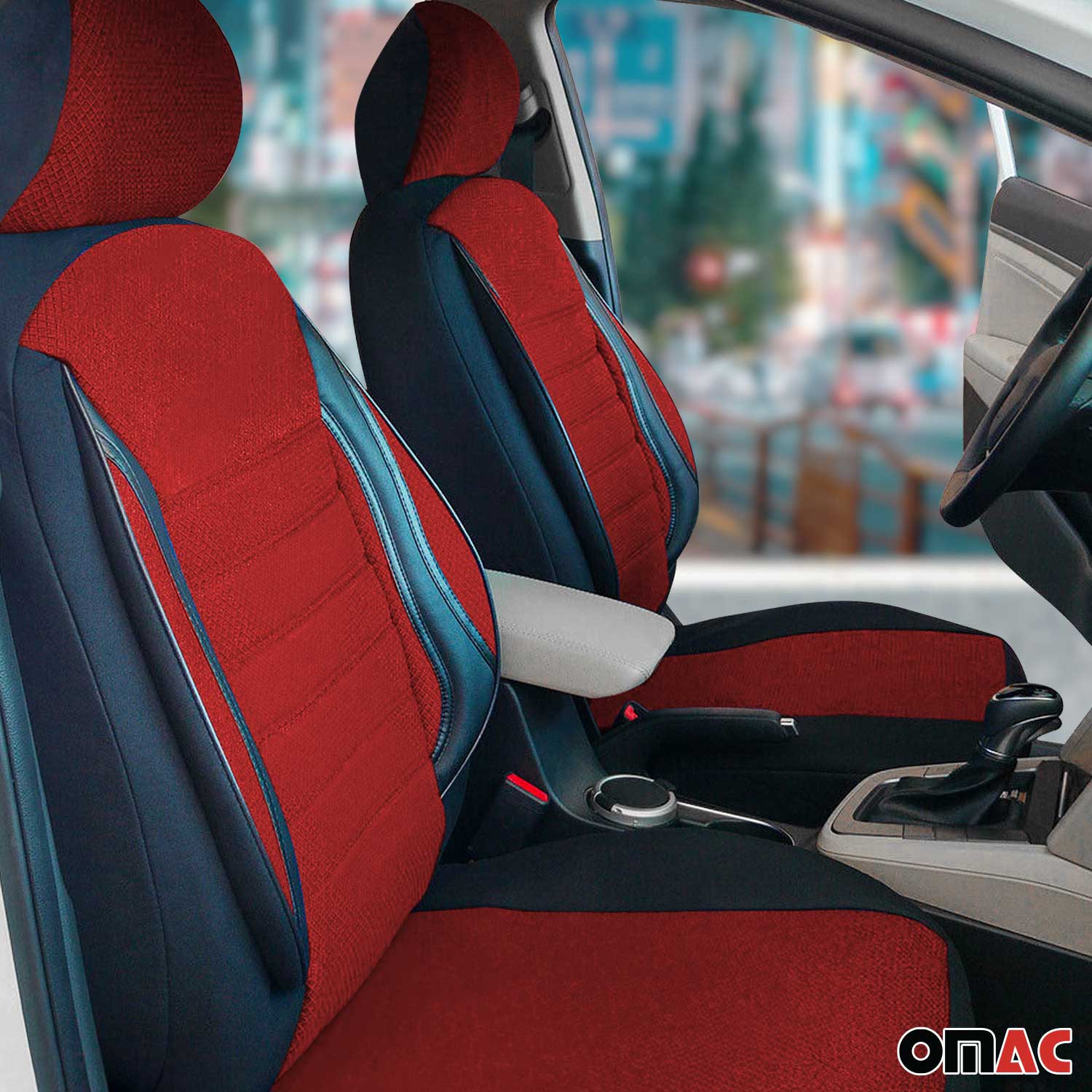 Schonbezüge Sitzschoner Sitzbezüge für Mercedes Vito Vaneo Sprinter Rot 5Sitz - Image 2