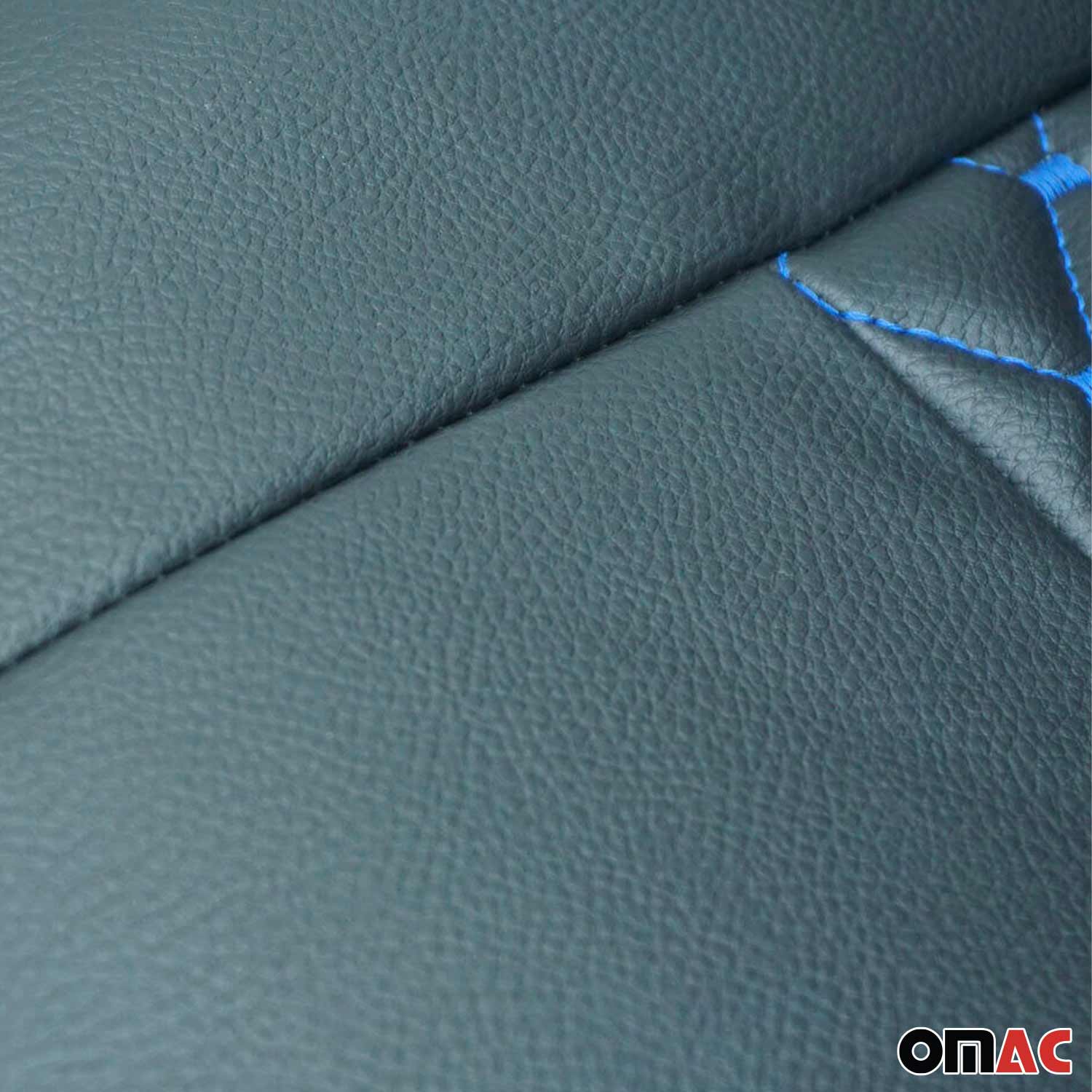 Sitzbezüge Schonbezüge für Mercedes Vito W447 2014-2026 Kunstleder Schwarz Blau - Image 9