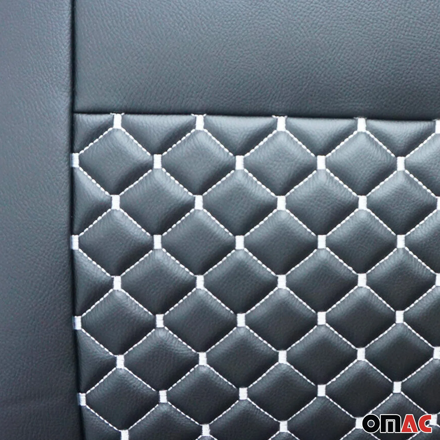 Sitzbezüge Schonbezüge für VW Transporter T4 1990-2003 Kunstleder Schwarz 1+1 - Image 10