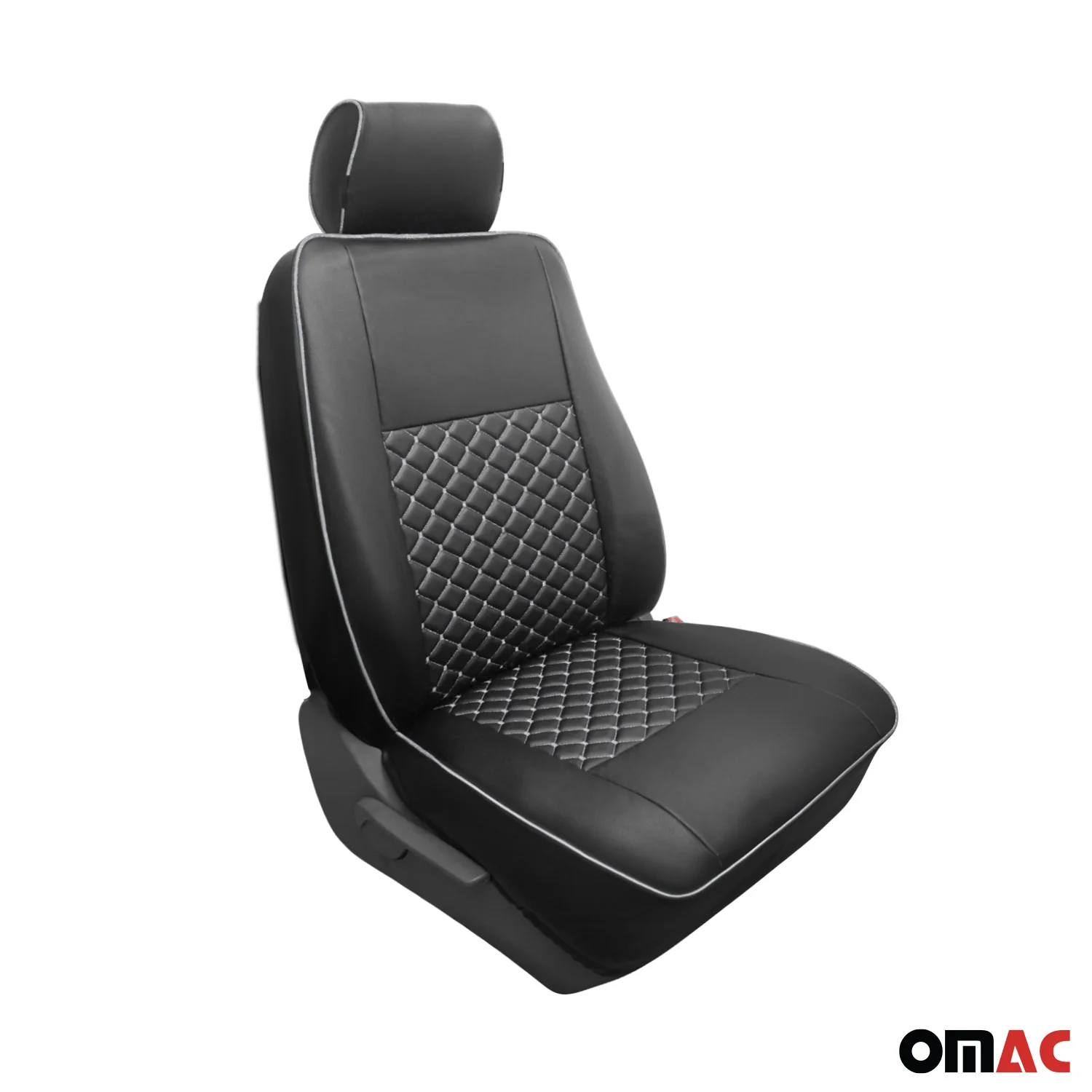 Sitzbezüge Schonbezüge für VW Transporter T4 1990-2003 Kunstleder Schwarz 1+1 - Image 7