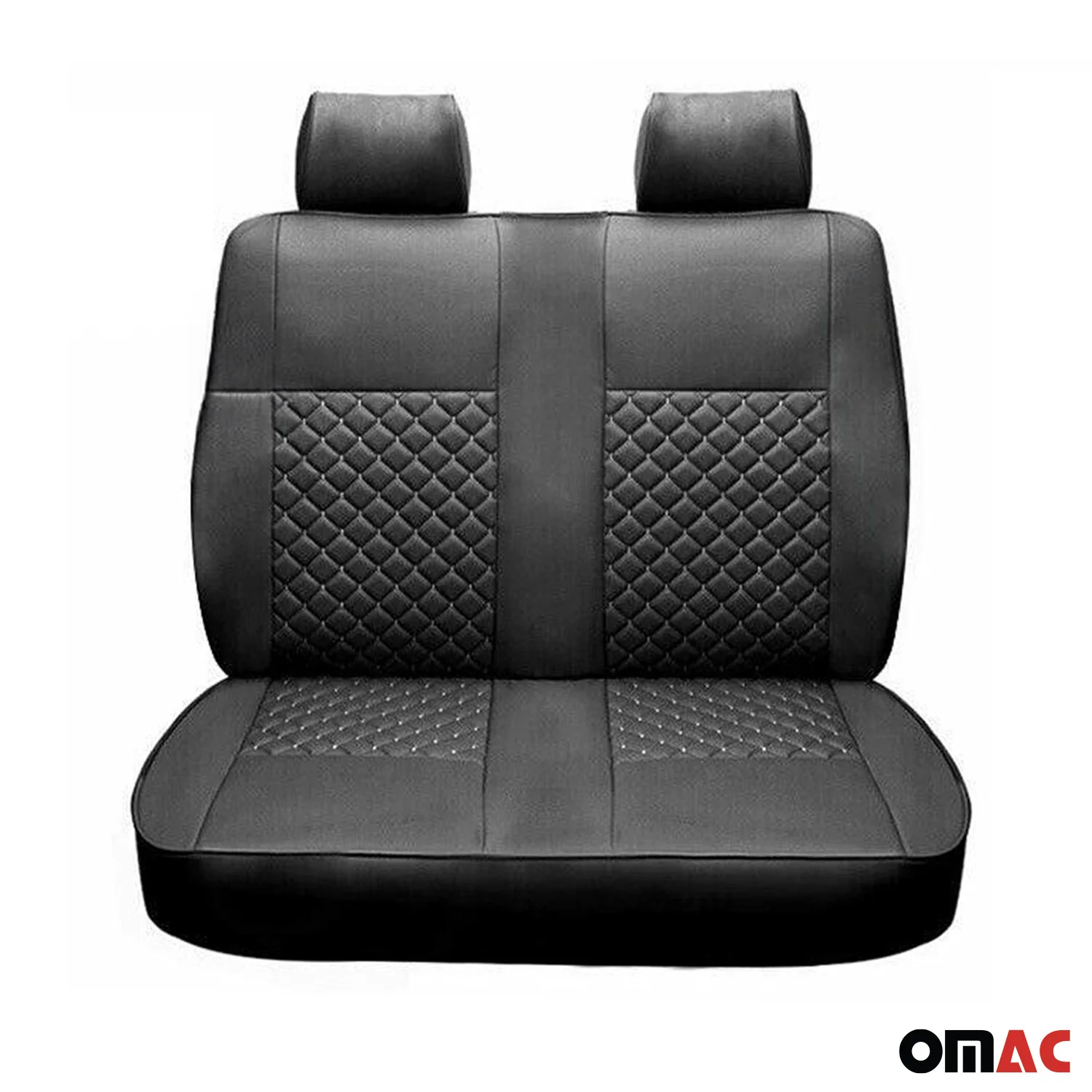 Sitzbezüge Schonbezüge für VW Transporter T4 1996-2003 Kunstleder Schwarz 2+1 - Image 8