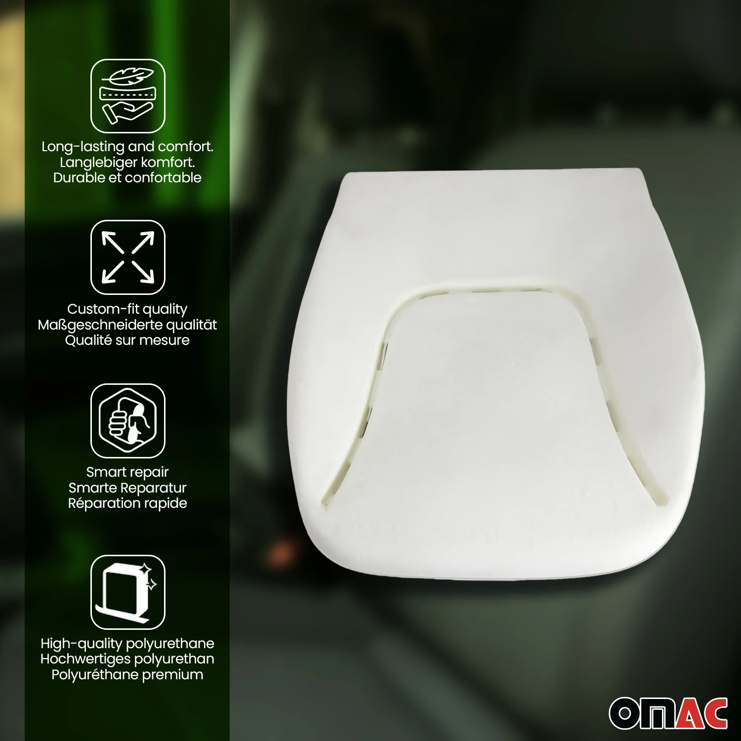 Sitzpolster Schaumstoff für Opel Combo D 2012-2018 passgenau links/rechts 1tlg - Image 4