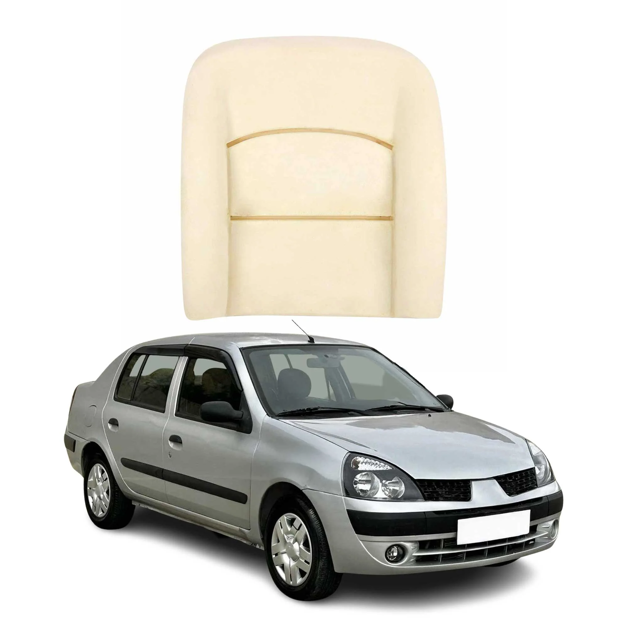 Rückenlehne Schaumstoff Sitzpolster für Renault Clio 2 / Clio 3 1998-2012 Ersatz