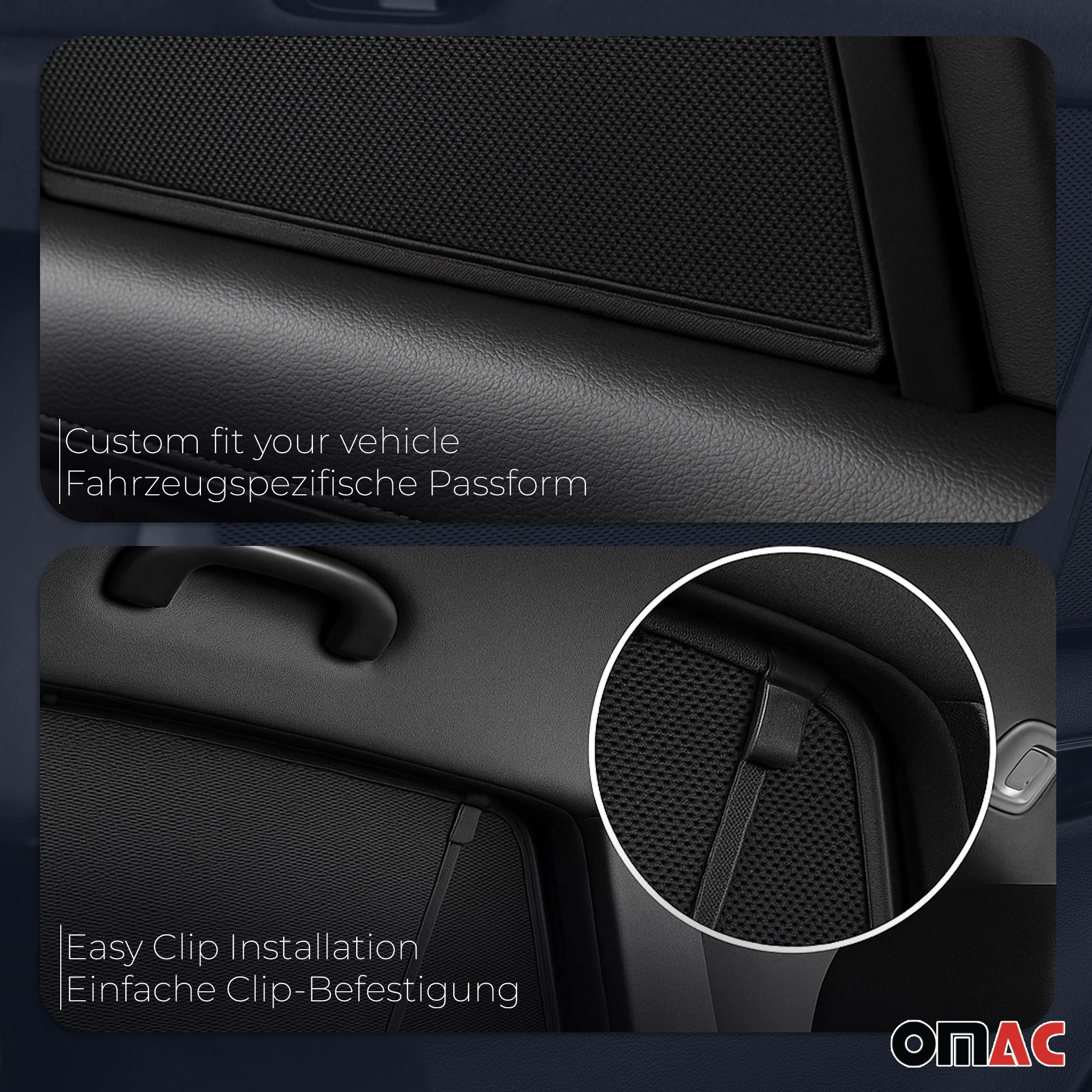 Sonnenschutz Seitenfenster für Suzuki SX4 S-Cross 2013-2020 Heckscheibe 2tlg - Image 4