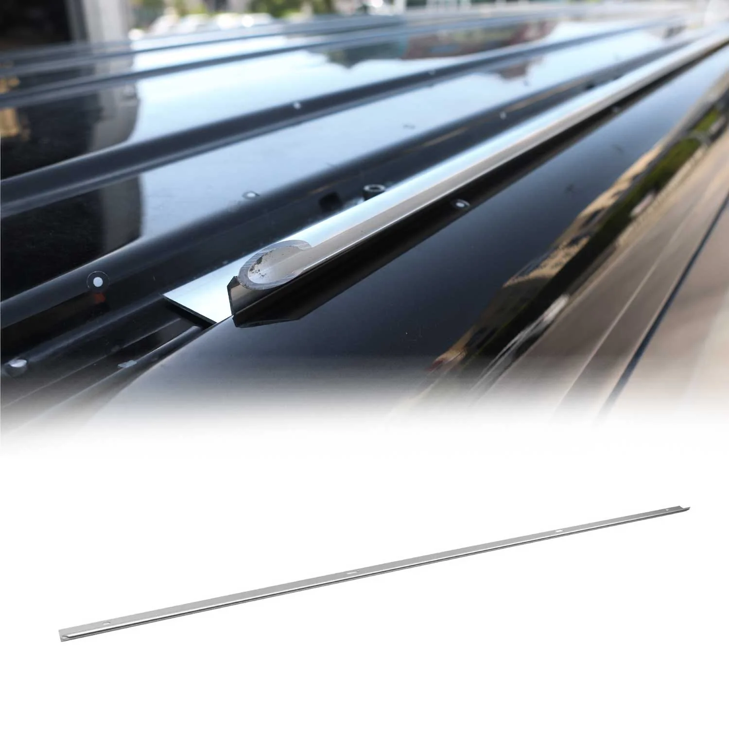 Sonnensegel Kederschiene für Ford Transit / Tourneo Custom 2012-23 L2 Silber Alu