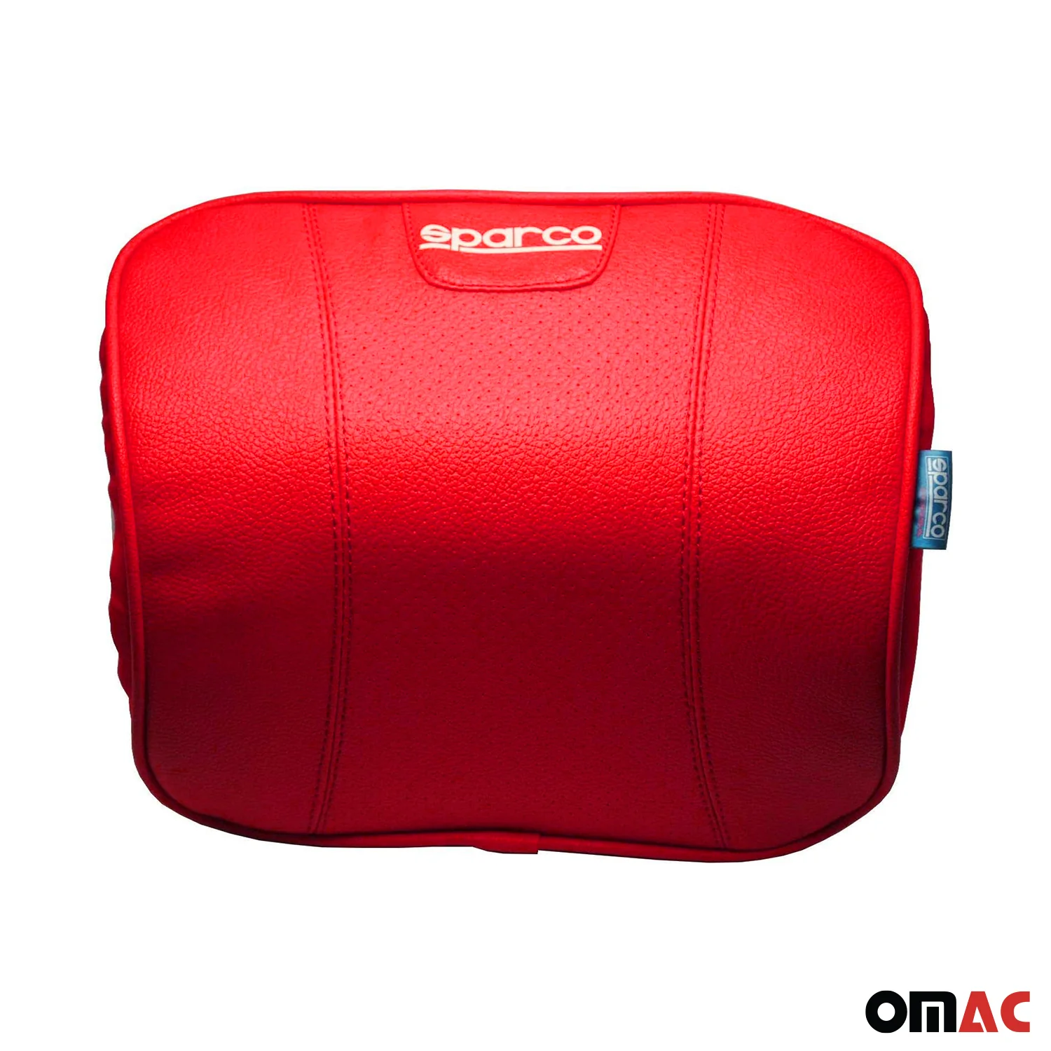 SPARCO Auto Nackenkissen Reisekissen Rot Ergonomisch Memory-Schaum Kopfkissen - Image 5