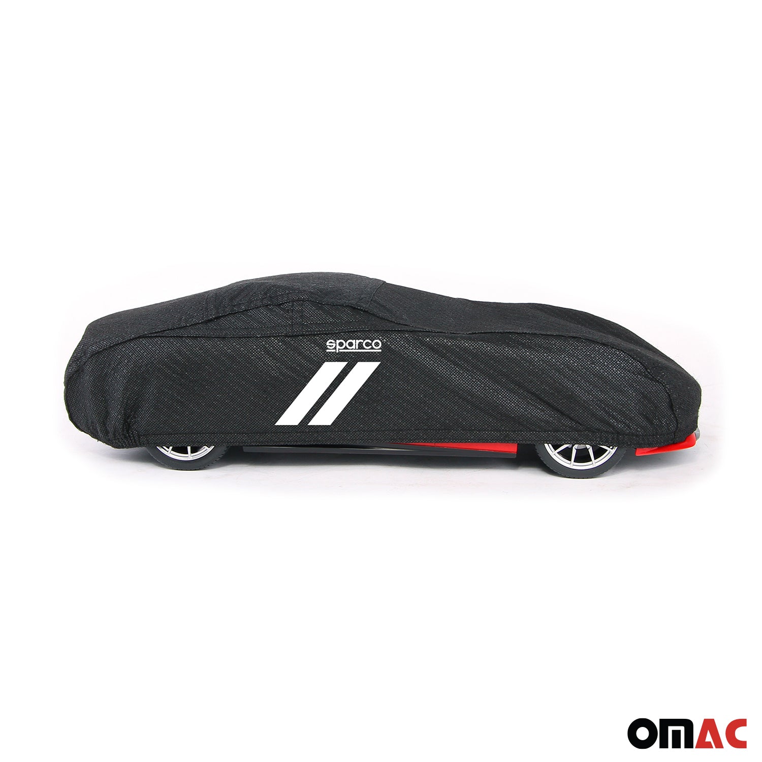 SPARCO Auto Schutzhülle Autoabdeckung Schwarz Vollgarage Abdeckung Autogarage XL - Image 8