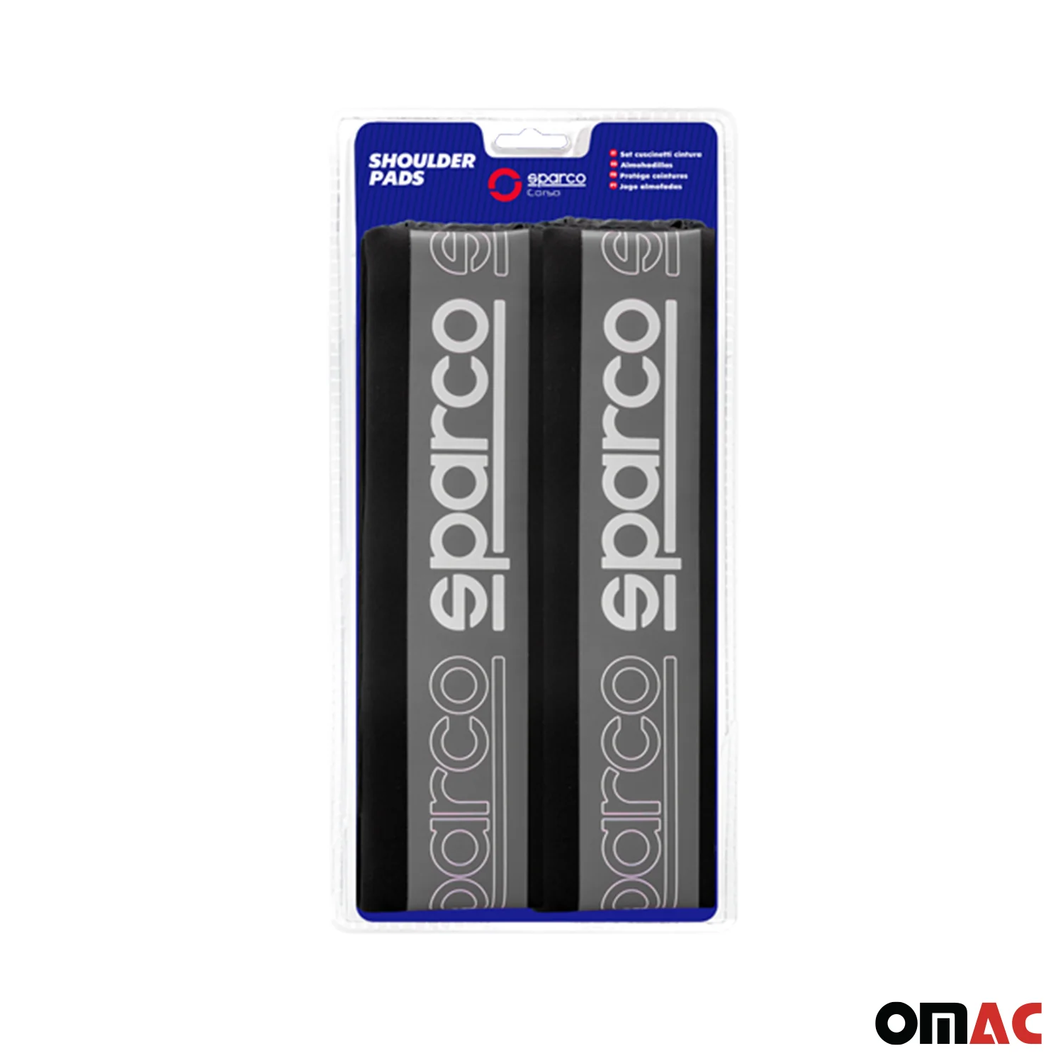 SPARCO Gurtschoner Gurtpolster Sicherheitsgurt Auto Gurtschutz Grau 2x - Image 6