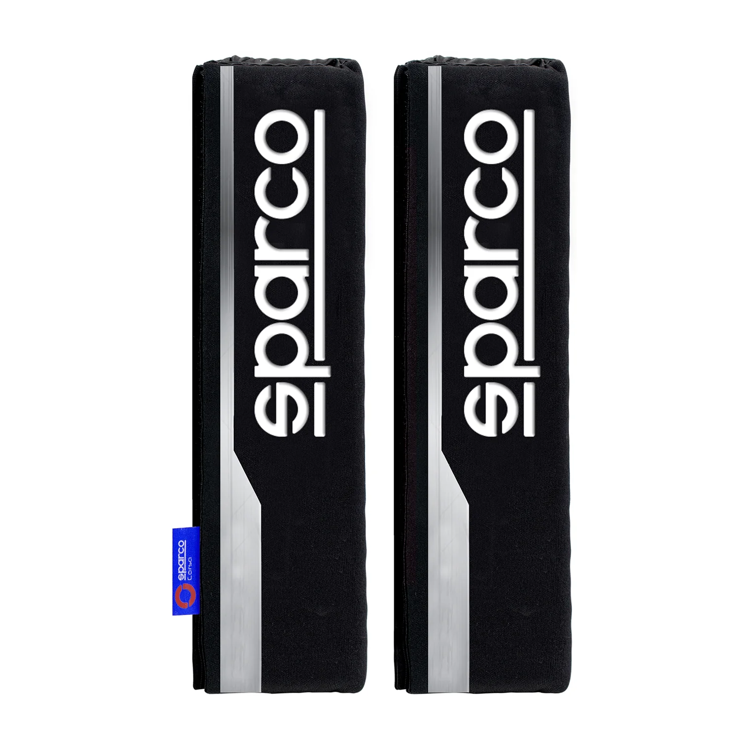 SPARCO Gurtschoner Gurtpolster Sicherheitsgurt Gurtschutz Polster Grau 2x - Image 5