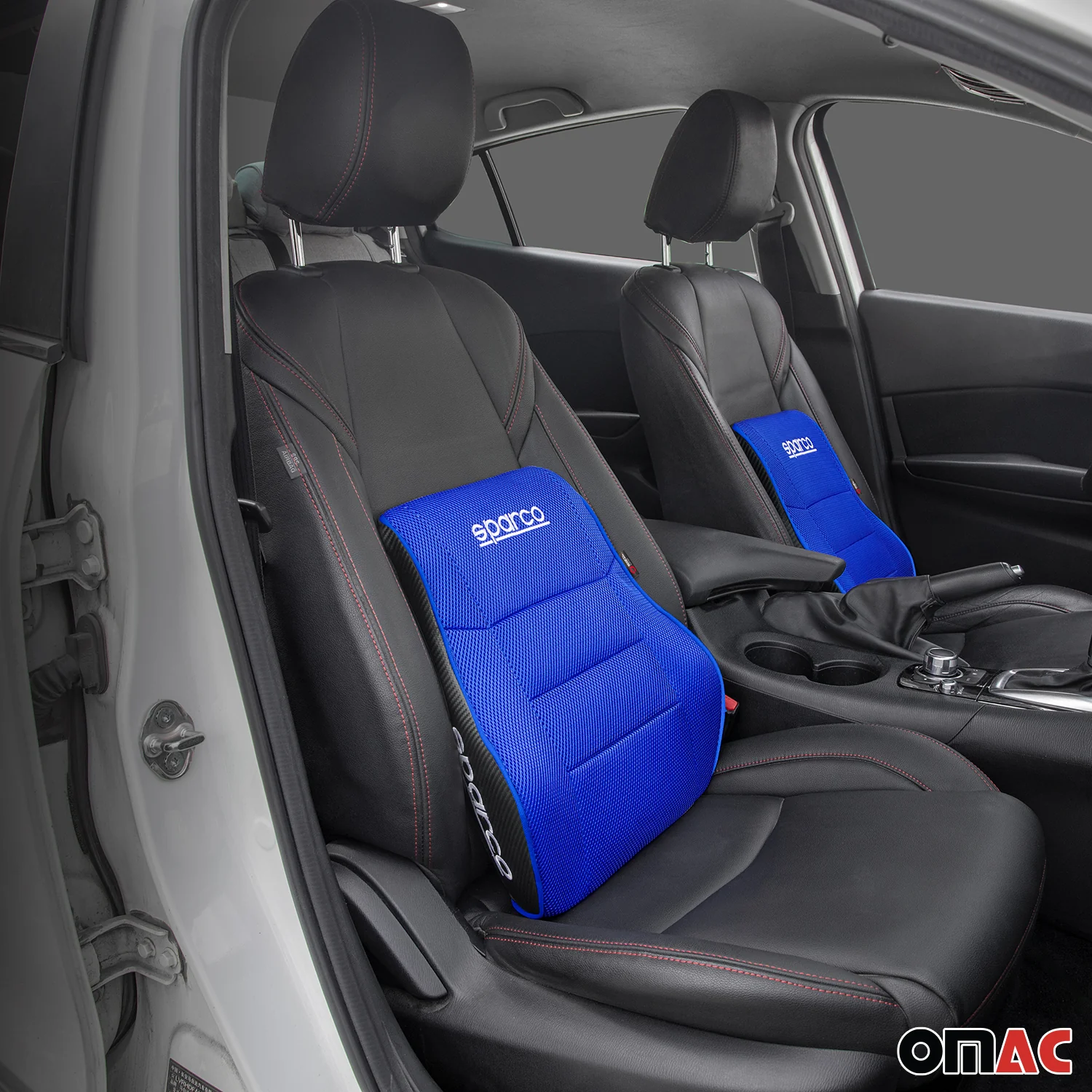 SPARCO Rückenstütze Blau Lendenwirbelstütze Lordosenstütze Rückenkissen - Image 2
