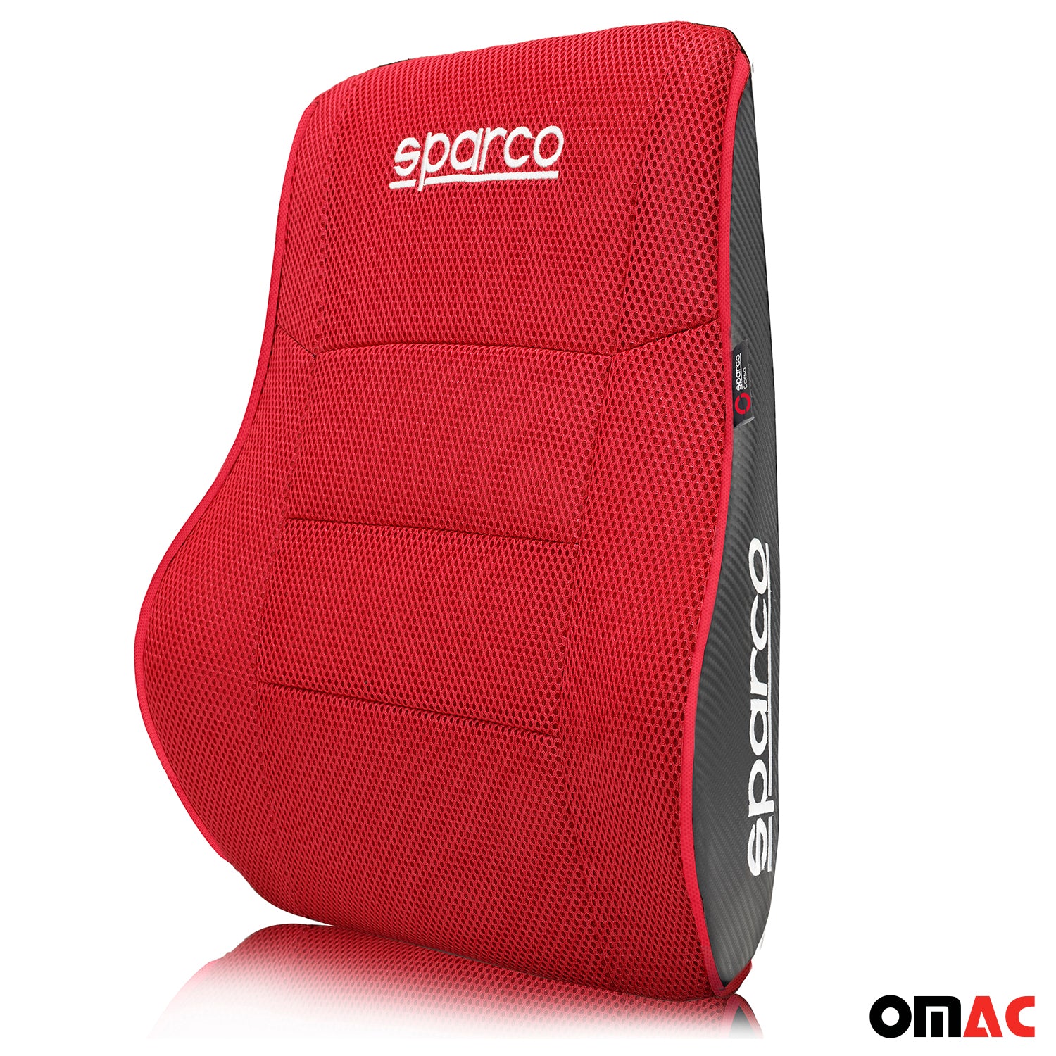 SPARCO Rückenstütze Lendenwirbelstütze Lordosenstütze Rot Rückenkissen - Image 5