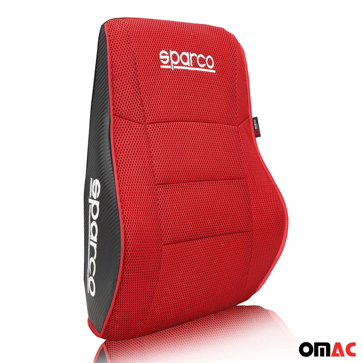 SPARCO Rückenstütze Lendenwirbelstütze Lordosenstütze Rot Rückenkissen - Image 7
