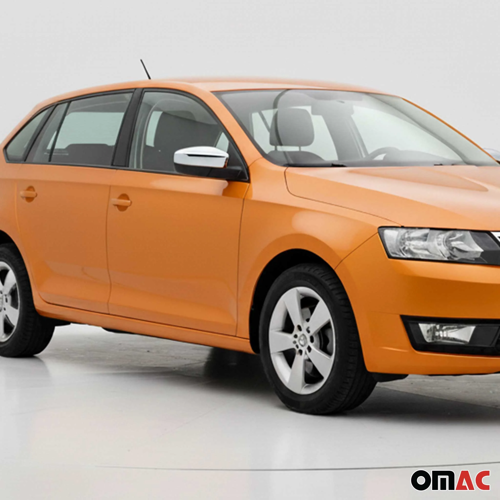 Spiegelkappen Spiegelabdeckung für Skoda Rapid Spaceback 2013-2019 Edelstahl - Image 2