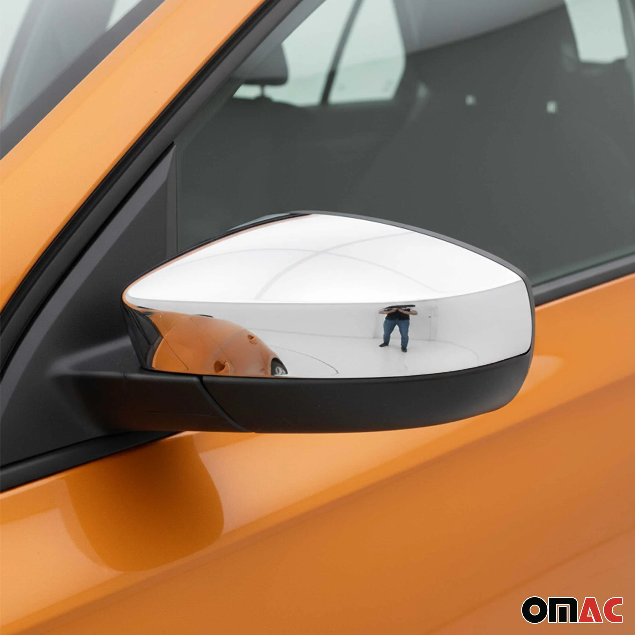 Spiegelkappen Spiegelabdeckung für Skoda Rapid Spaceback 2013-2019 Edelstahl - Image 3
