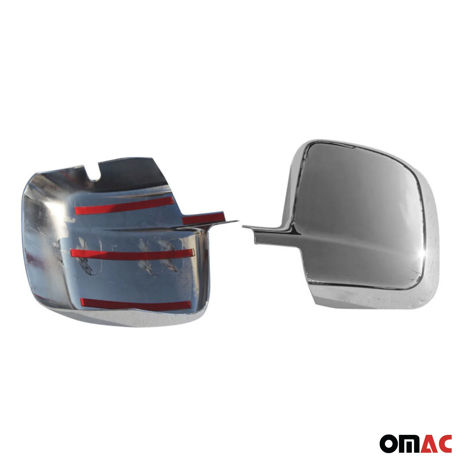 Spiegelkappen Spiegelabdeckung für Citroen Nemo 2008-2021 Chrom ABS Silber 2tlg - Image 6