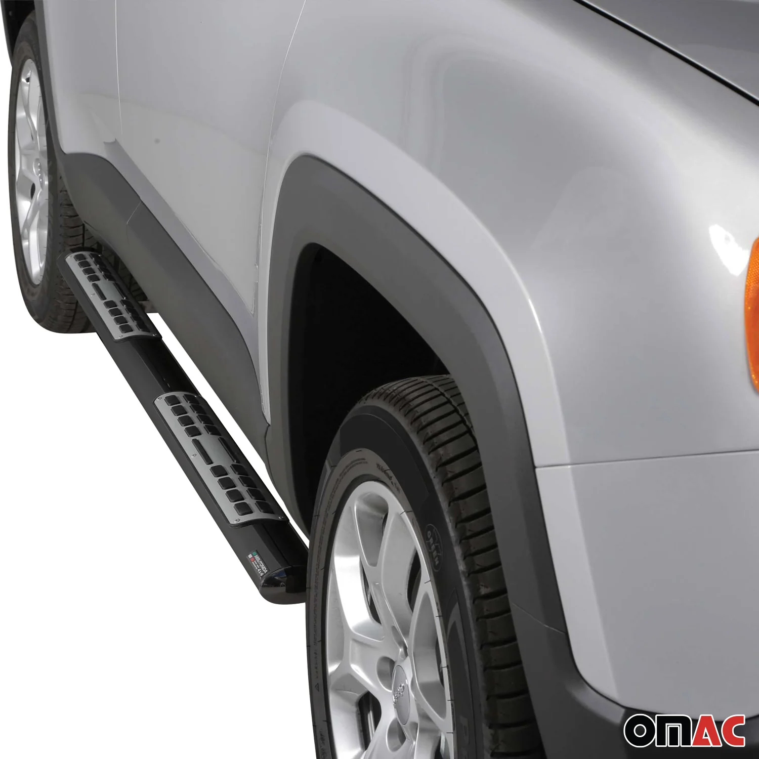 Stahl Schwellerrohre Trittbretter für Jeep Renegade Trailhawk 2014-2017 Schwarz - Image 2