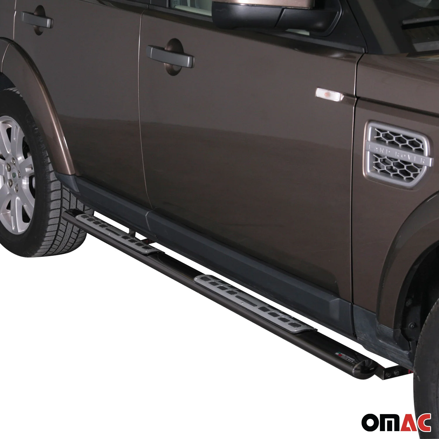 Stahl Schwellerrohre Trittbretter für Land Rover Discovery 4 2009-2016 Schwarz - Image 2